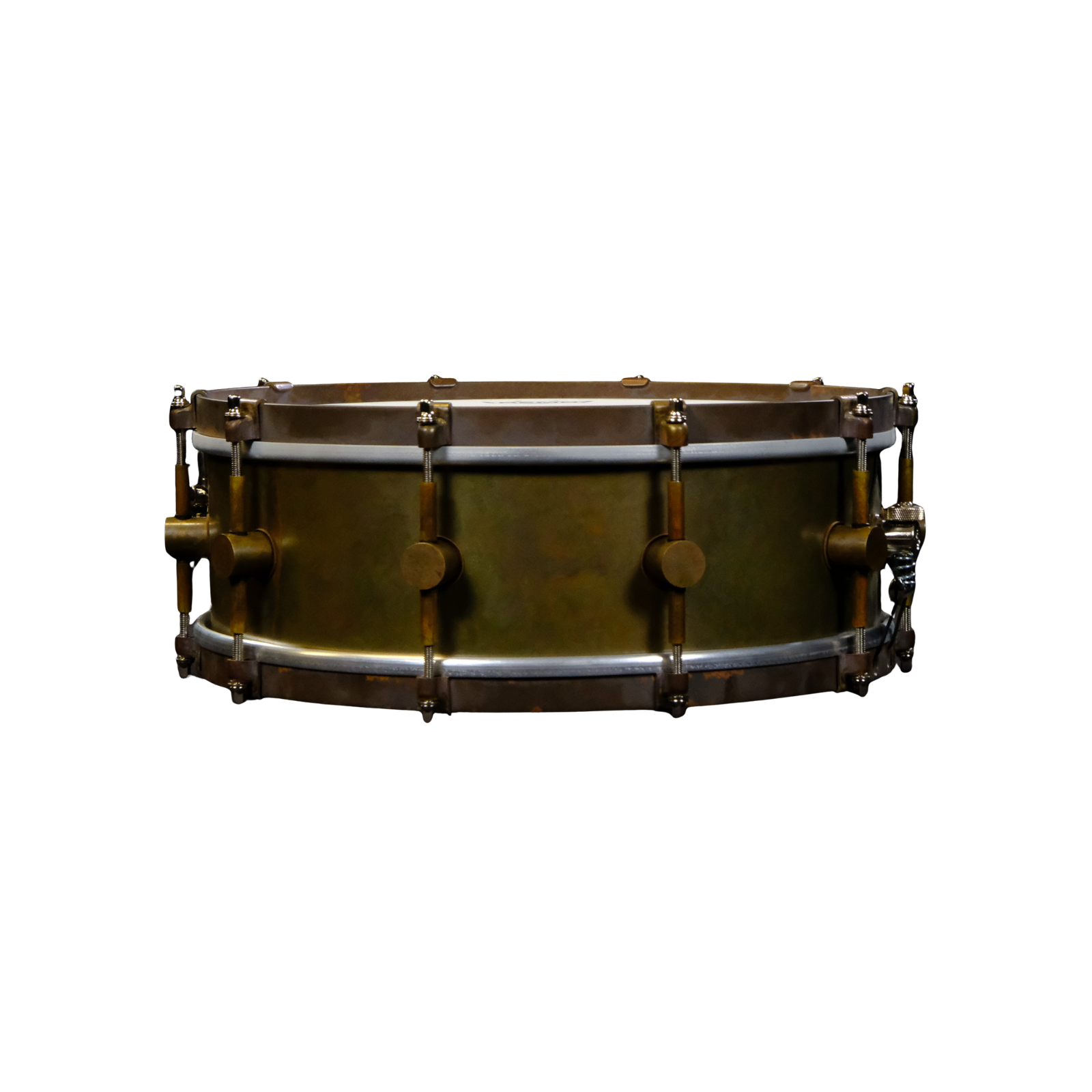 A&F Drum Co. Raw Brass Snare Drum 5 x 14