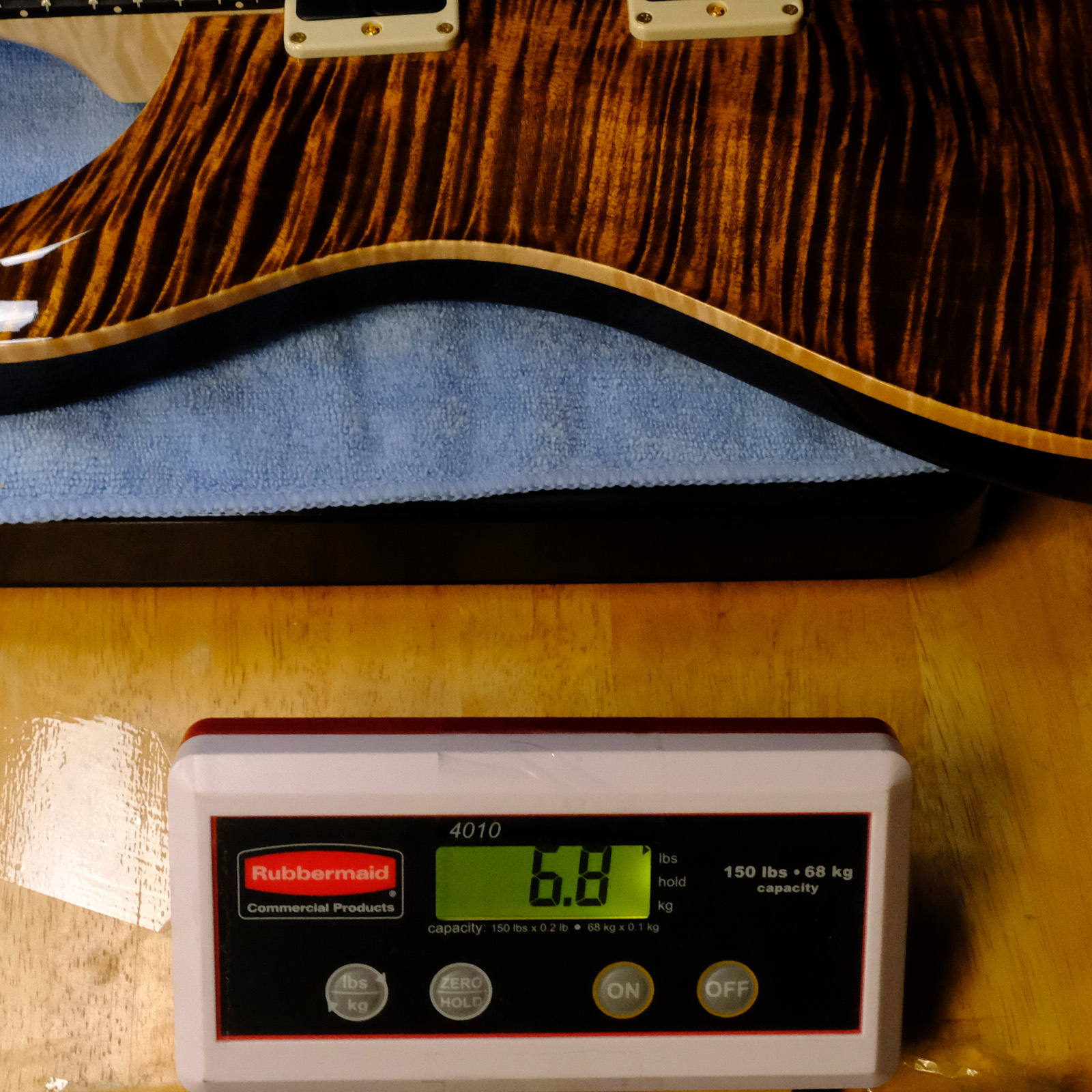 PRS Wood Library Custom 24 10-Top Flamed Maple - Yellow Tiger