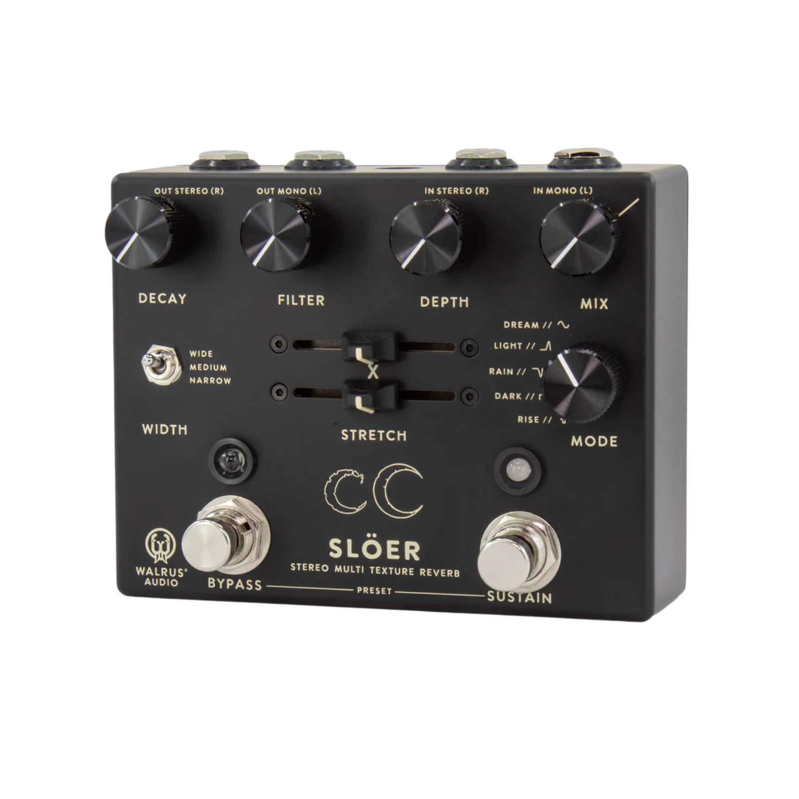 Walrus SLOER Stereo Ambient Reverb (Black)