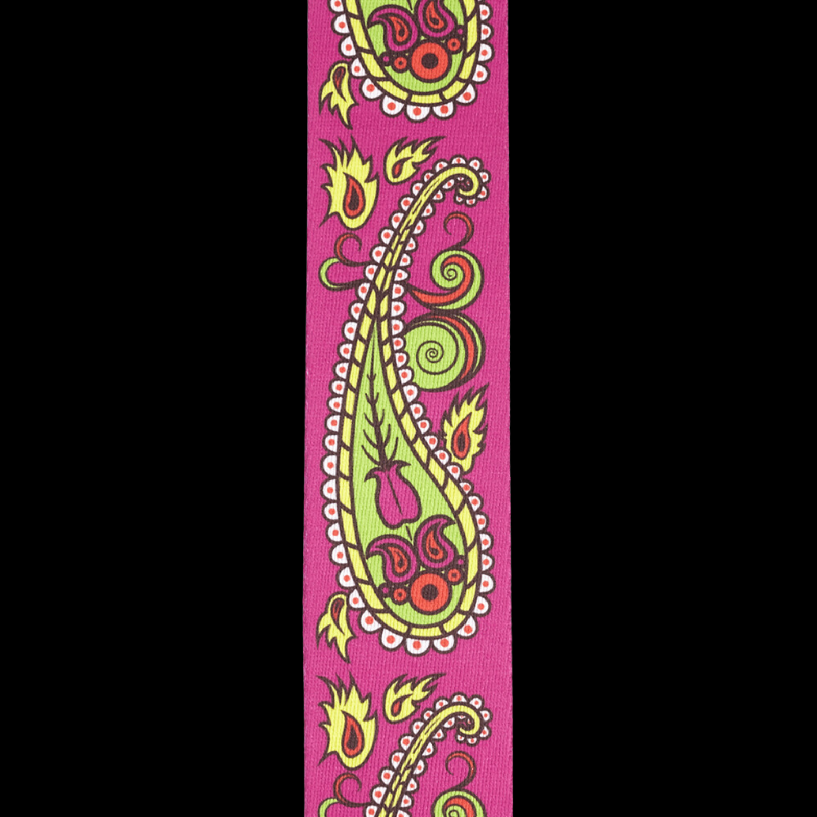 D'Addario Paisley Purple Joe Satriani Woven Guitar Strap - Palen Music