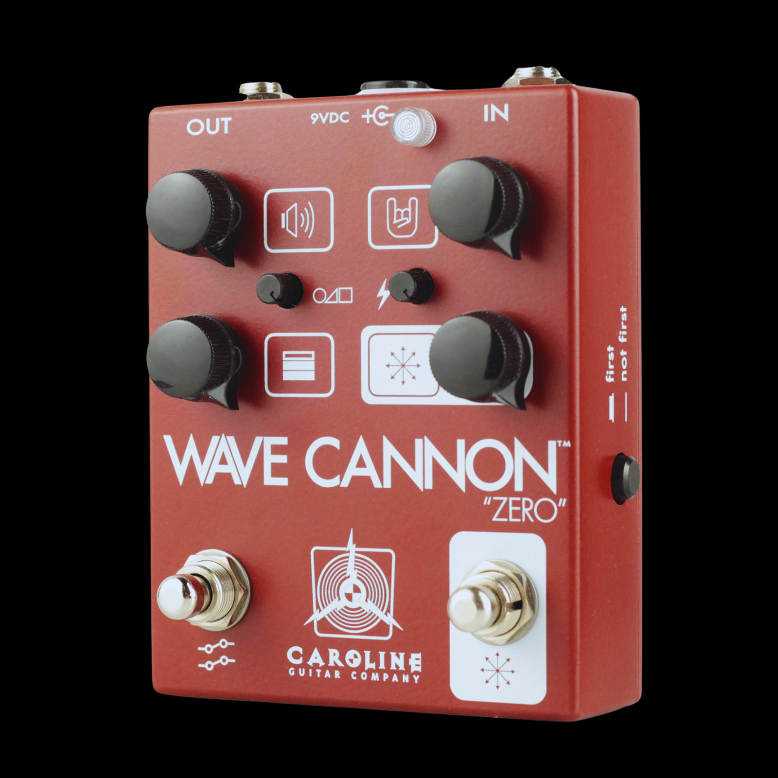 Caroline Wave Cannon Zero Distortion Overdrive Pedal