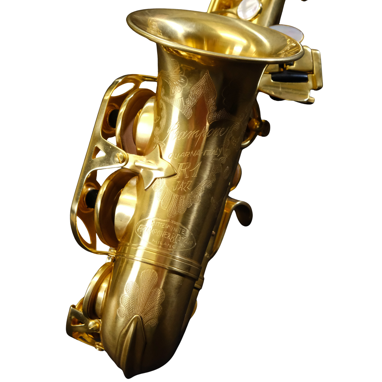 Rampone & Cazzani R1 Jazz Curved Soprano Saxophone - Gold - 2004/J/AU