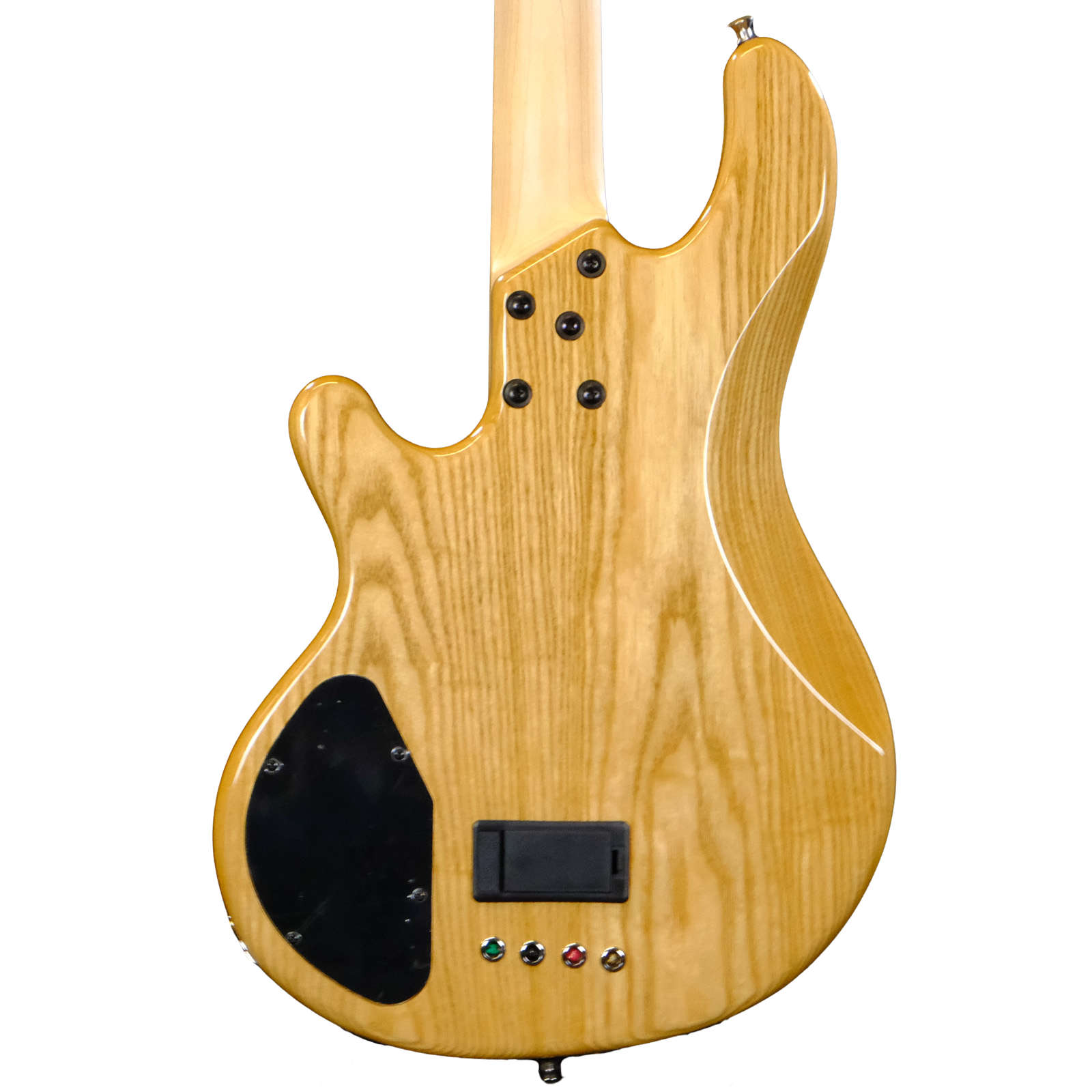 Used Lakland Skyline 44-01 Deluxe Bass Guitar - Spalted Maple with Black Hardware