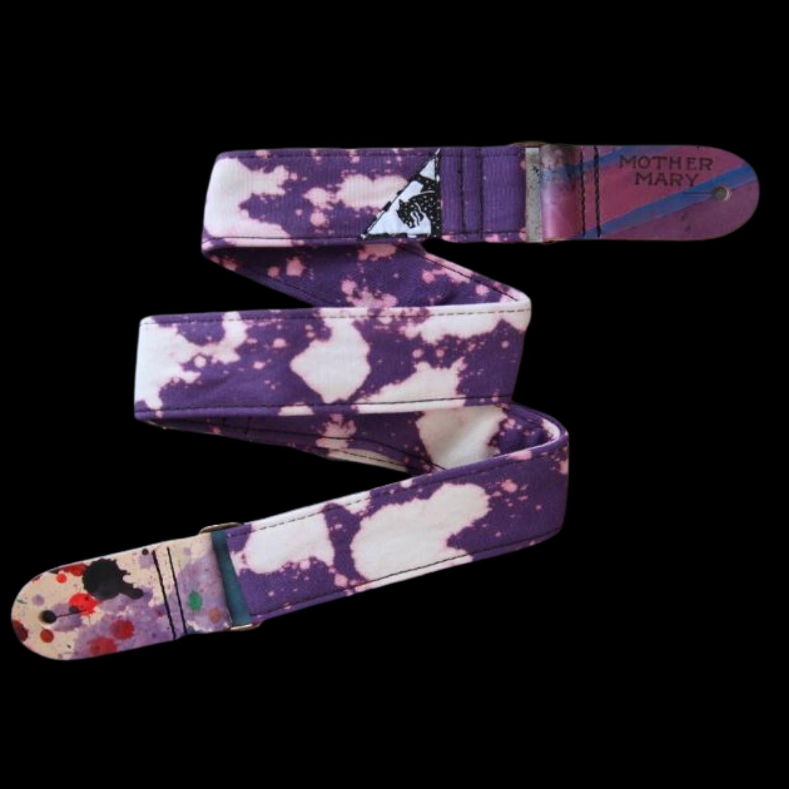 Mother Mary Purple Bleached Guitar Strap - Palen Music