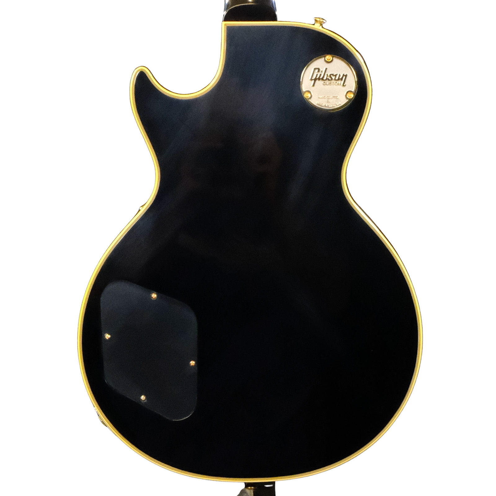 Gibson Custom 1957 Les Paul Custom Reissue VOS Electric Guitar-Ebony 2-Pickup