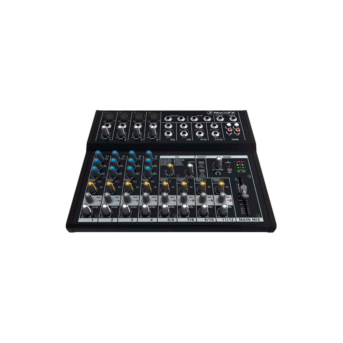 Mackie MIX12FX 12-Channel Compact Mixer with Effects