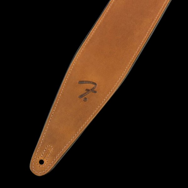 Fender Right Height 2.5" Leather Guitar Strap Palen Music Guitar