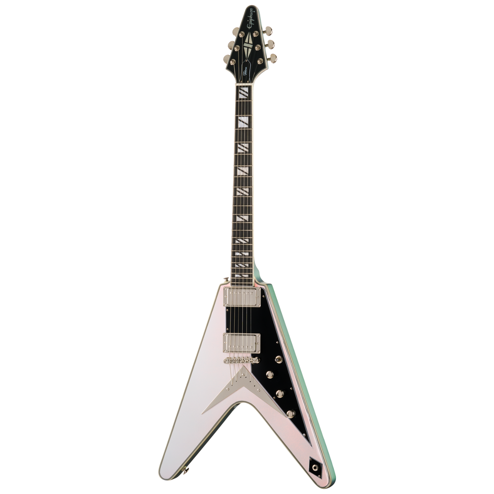 ***PREORDER*** Epiphone Futura Flying V Custom - Quicksilver Shift ***PREORDER***