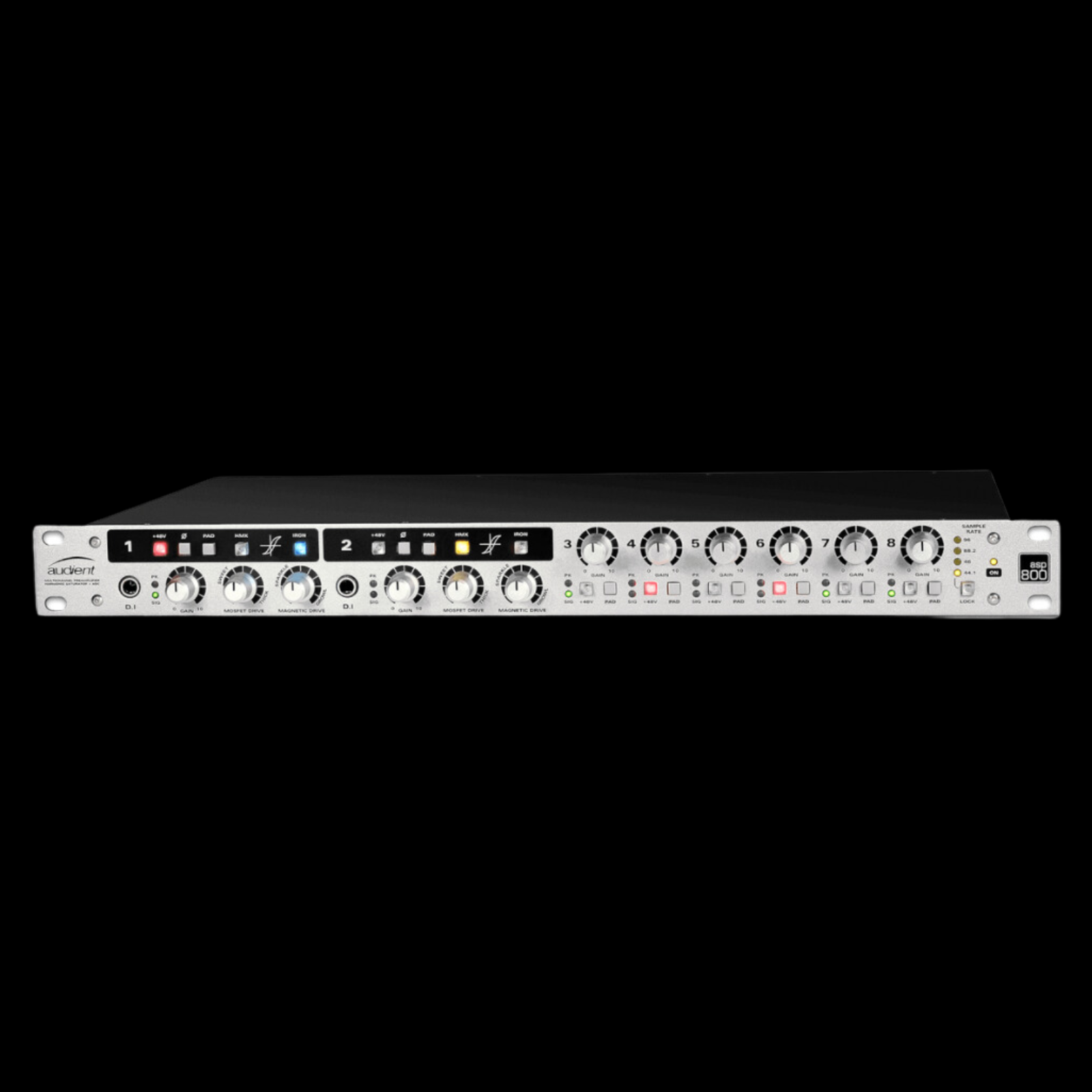Audient ASP800 8-channel Microphone Preamp - Palen Music