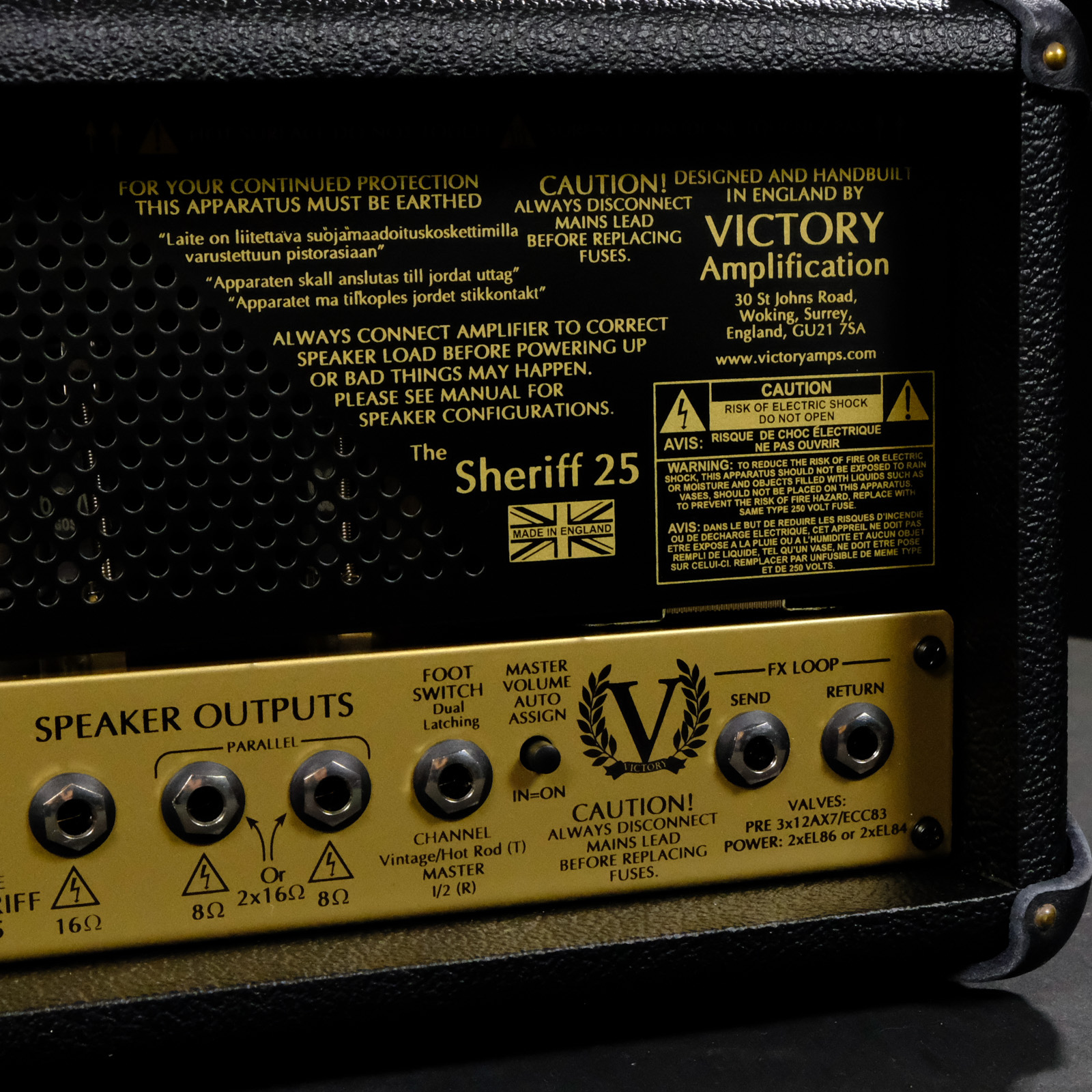 Victory Amps Sheriff 25 Compact Head