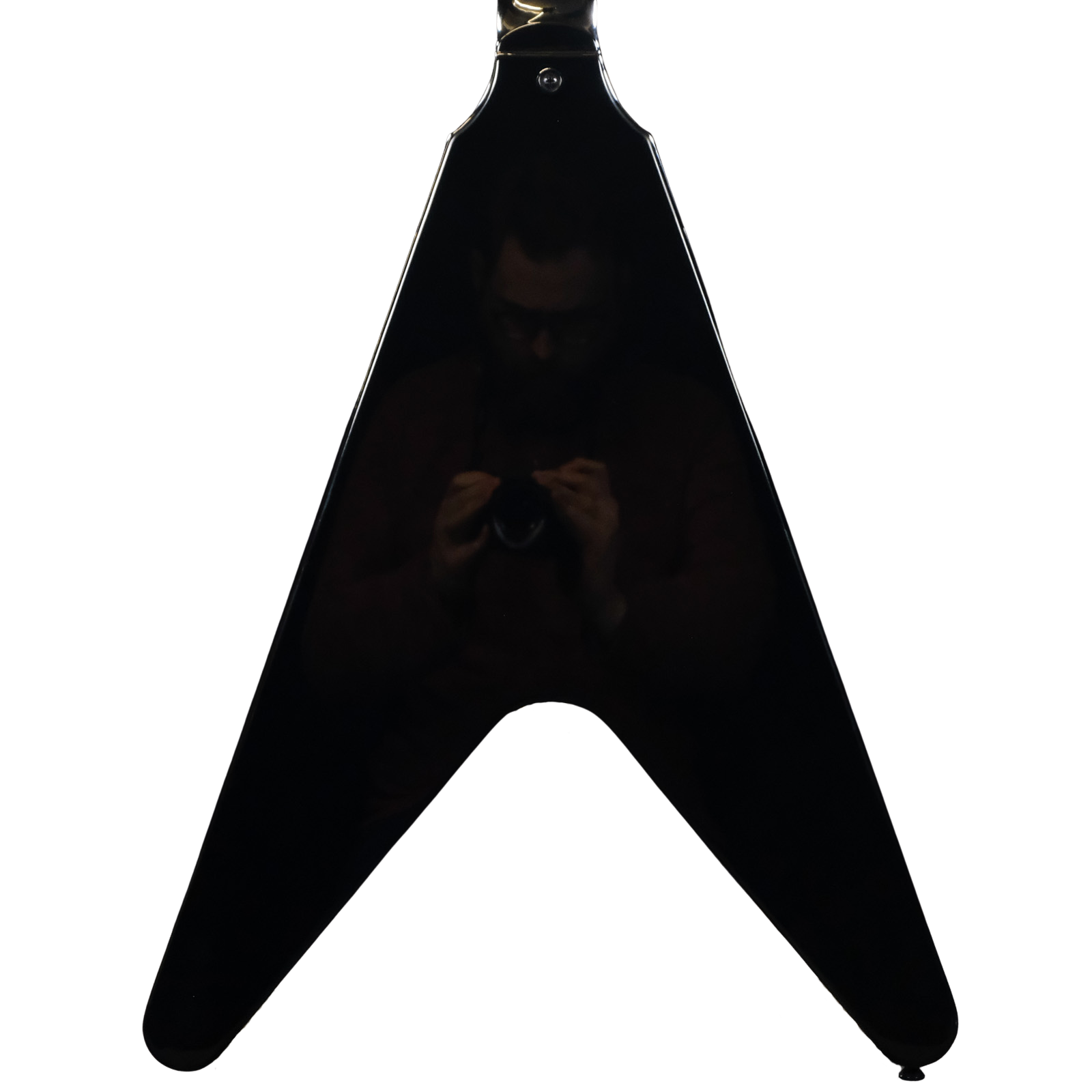 Used Epiphone Kirk Hammett 1979 Flying V - Ebony