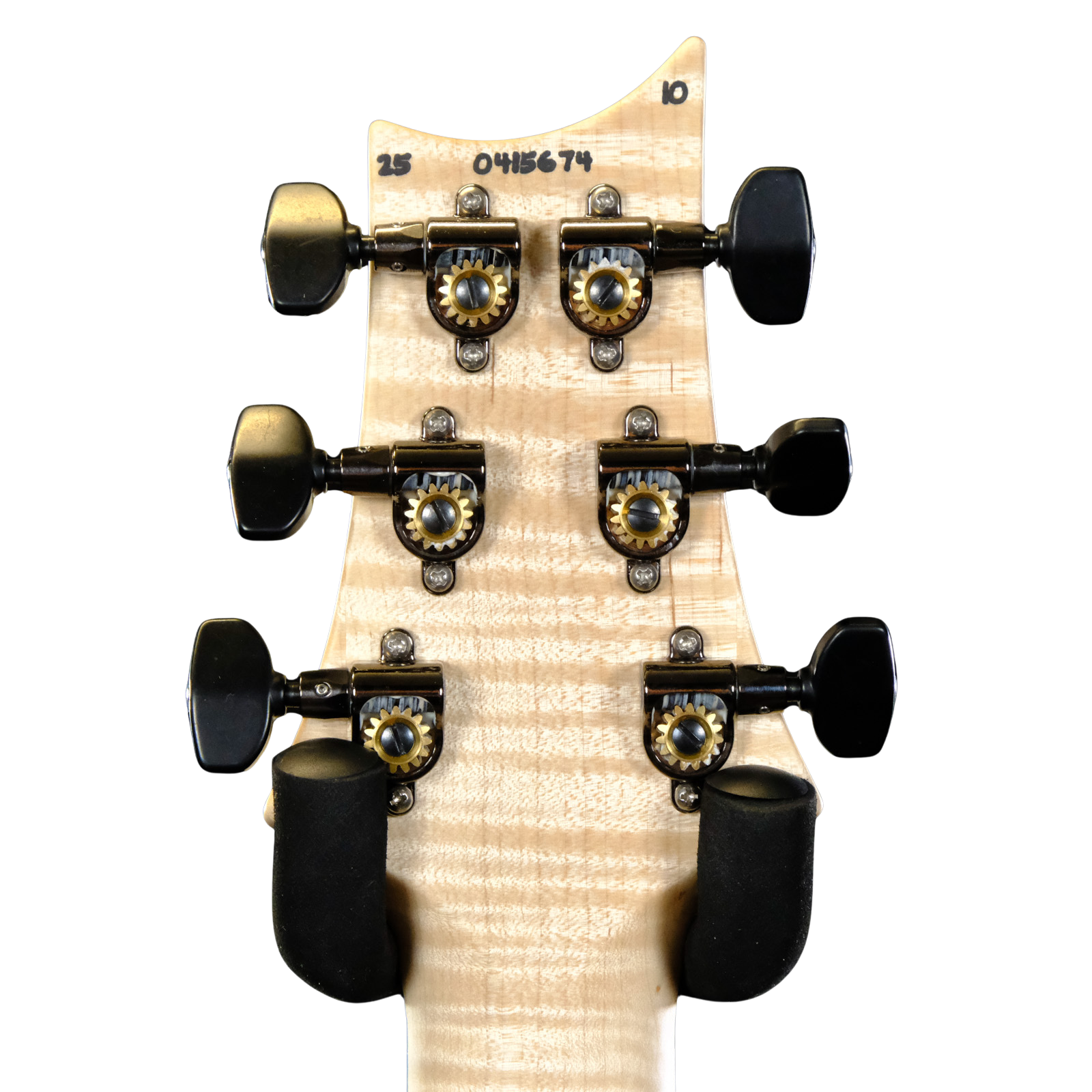 PRS Wood Library Custom 24 10-Top Quilted Maple - Jade (Natural Back)