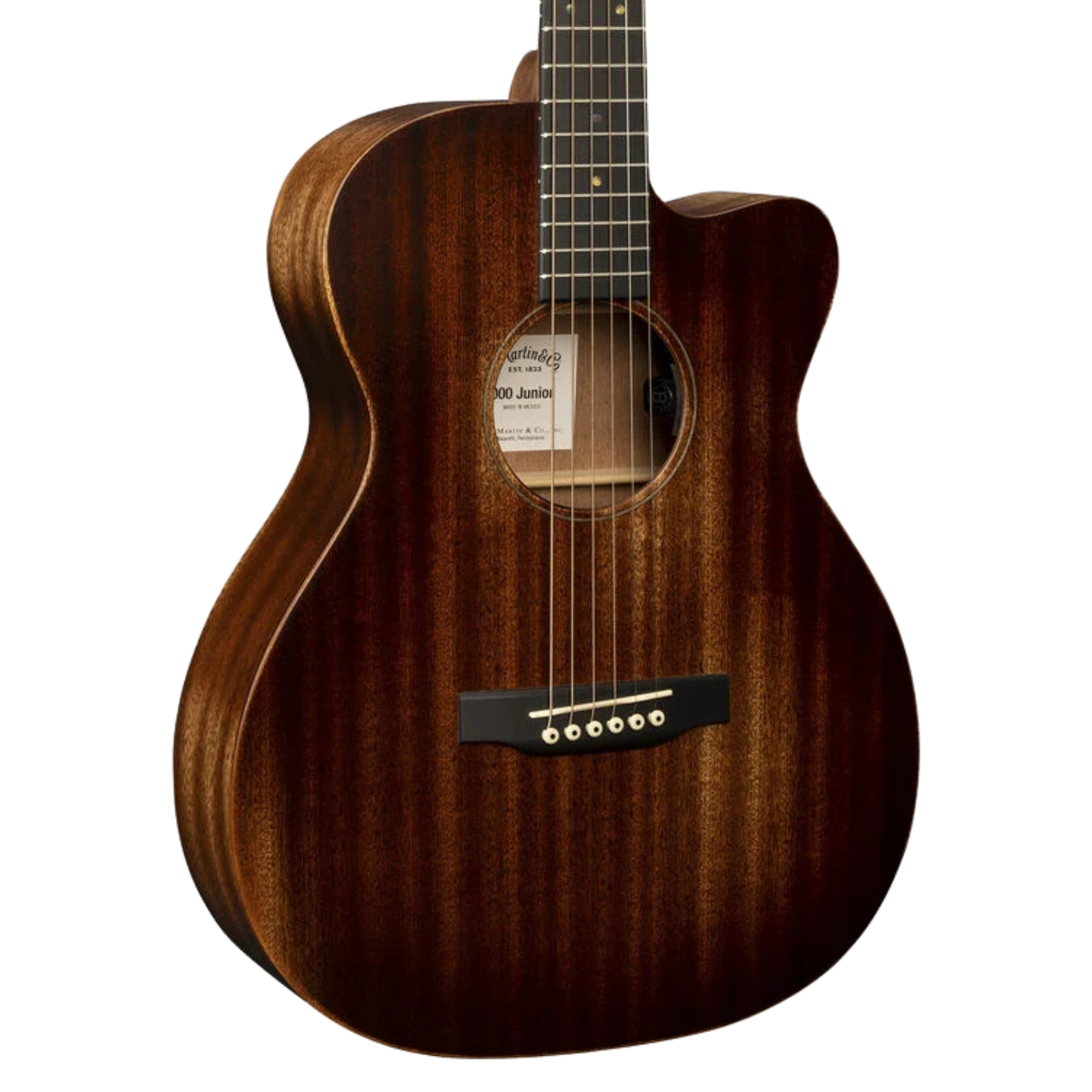 Martin 000C-Jr-E StreetMaster - Dark Mahogany Distressed