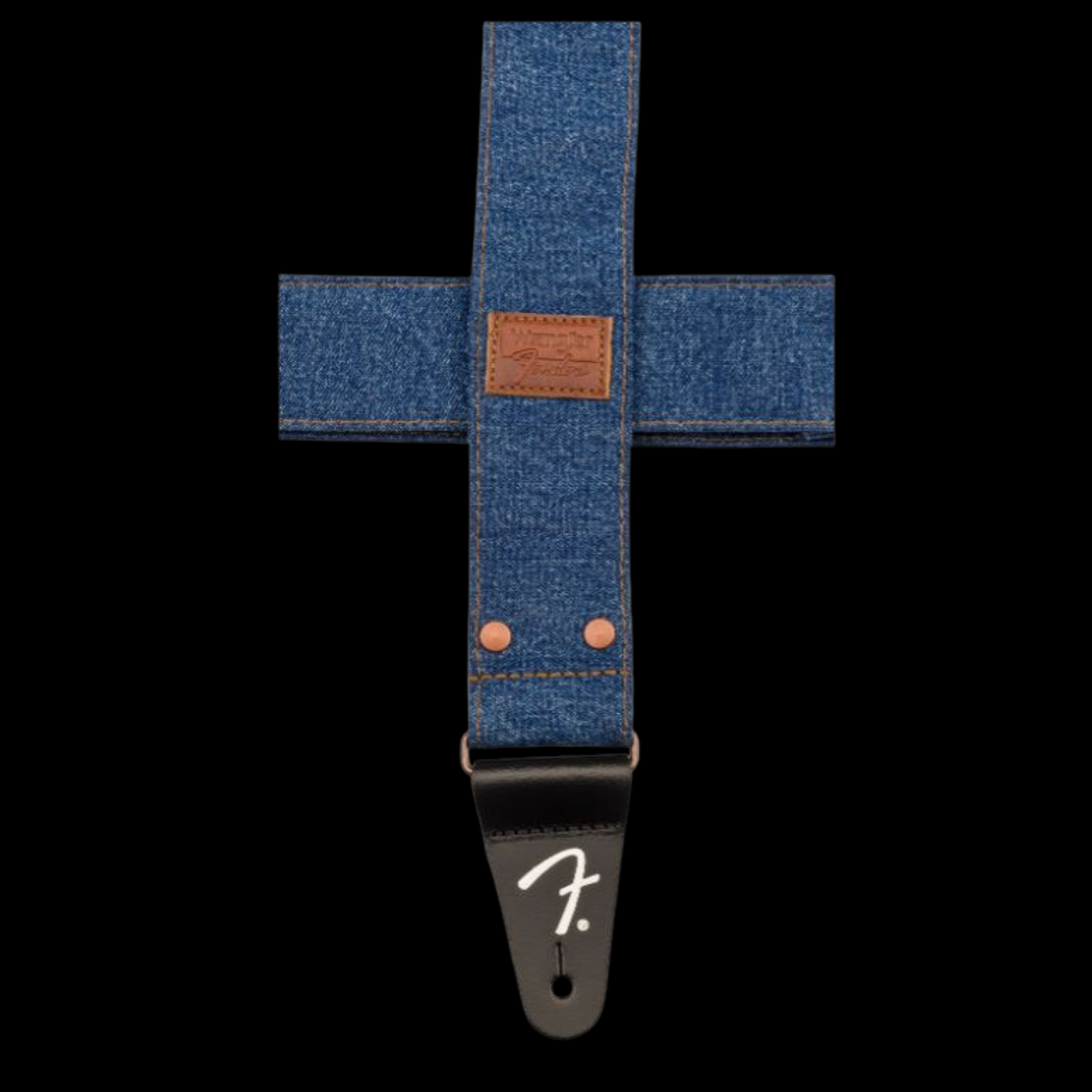 Fender x Wrangler Denim Guitar Strap - Indigo - Palen Music