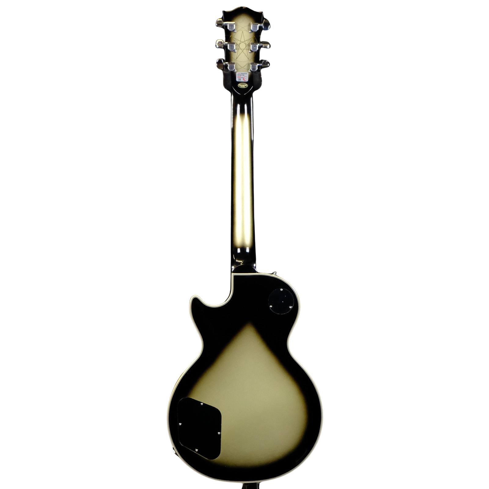 Used Epiphone Adam Jones 1979 Les Paul Custom Electric Guitar - Antique Silverburst with Case