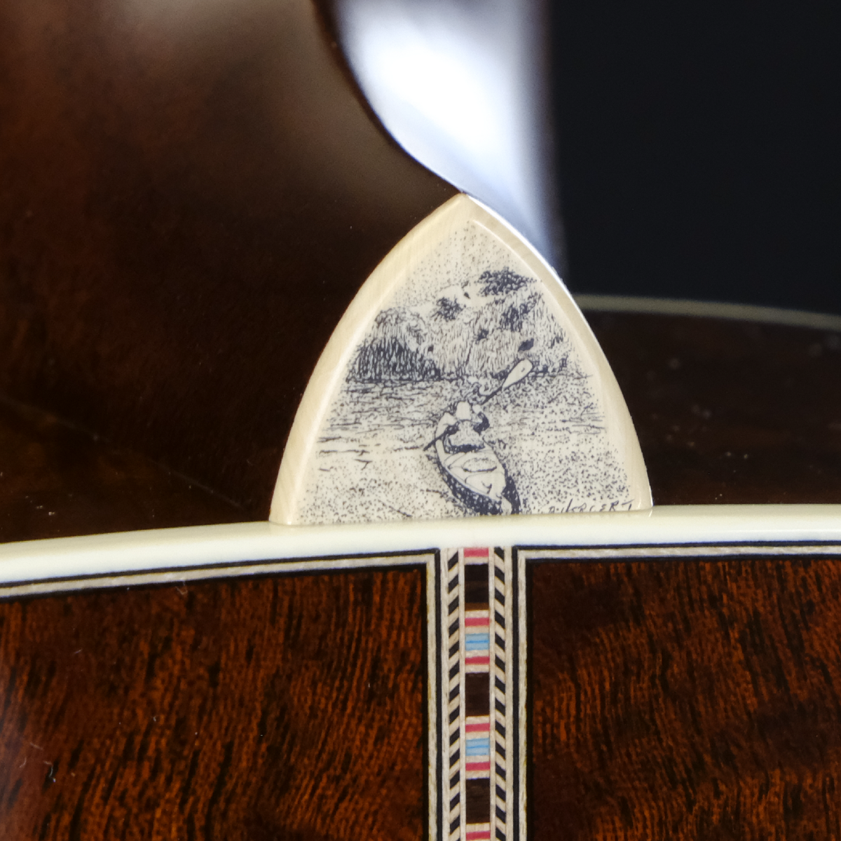 Santa Cruz 00 Custom 42 Style Orcas Island Cedar and Waterfall Bubinga - Firefly Finish