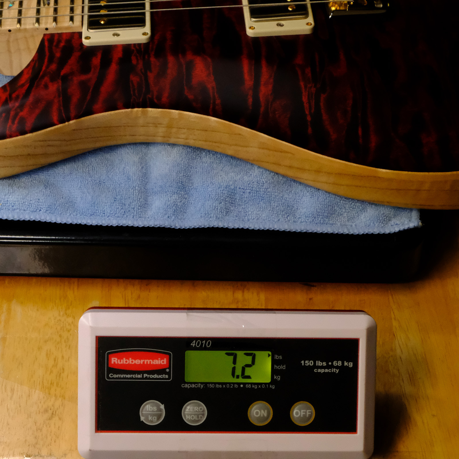 PRS Wood Library DGT Electric Guitar with Bird Inlays - Red Tiger