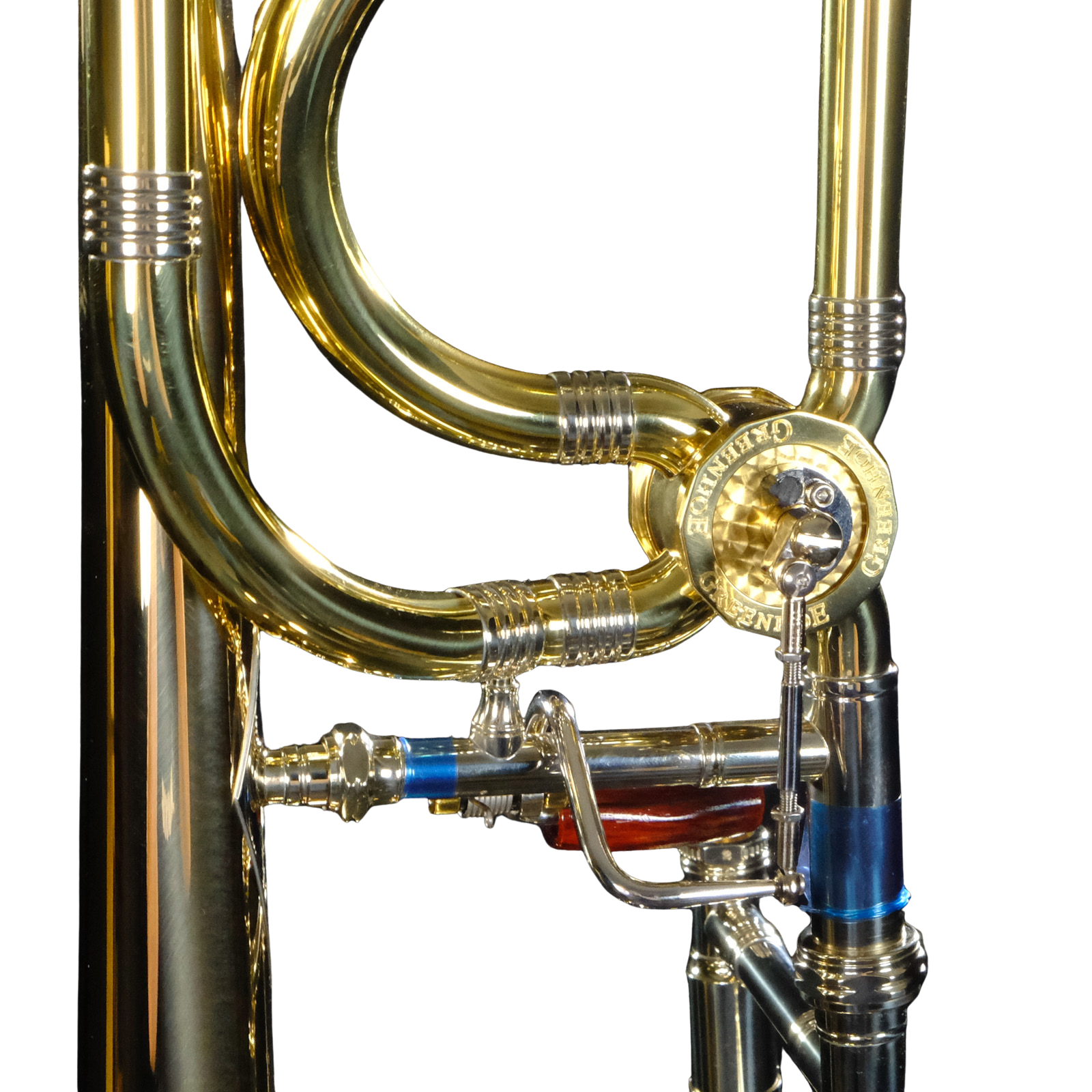 Greenhoe Tenor Trombone w/F Attachment - Gold Brass - GB4-1G