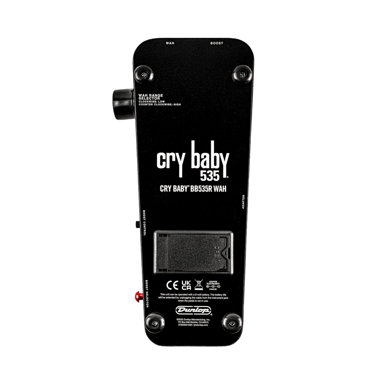Jim Dunlop BB535R Cry Baby 535 Wah Reissue