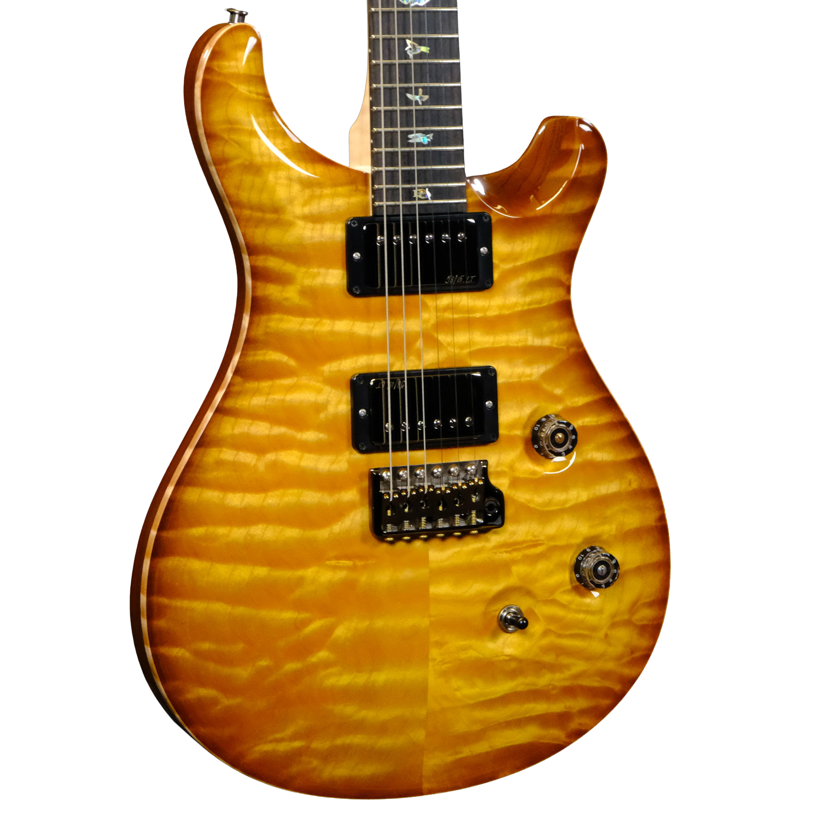 PRS Wood Library Custom 24 10-Top Quilted Maple - Livingston Lemondrop