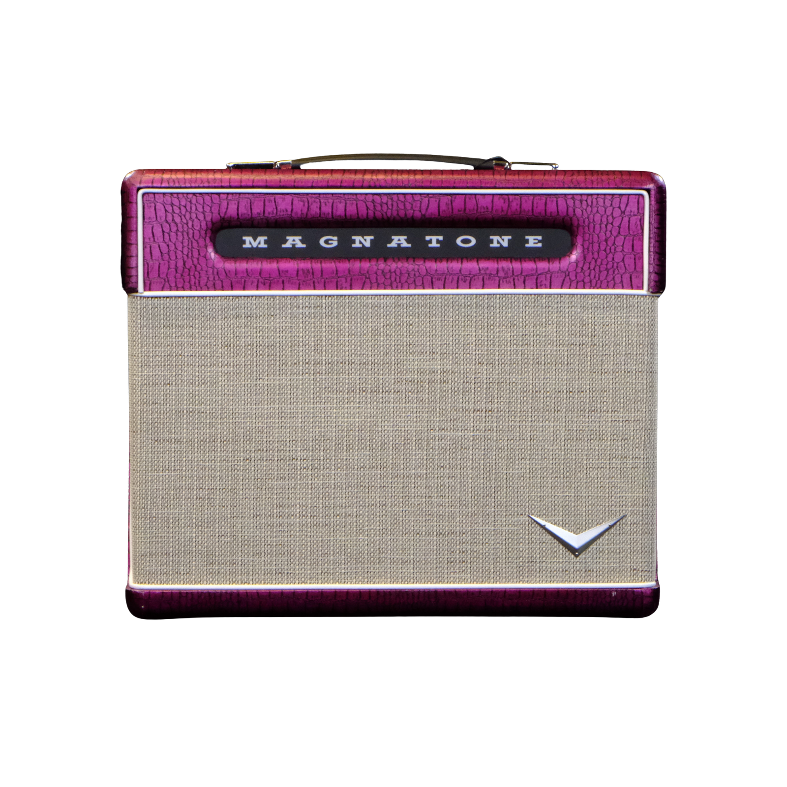 Used Magnatone Baby M-80 1x10 Extension Cabinet Billy Gibbons Collection - Chrome Grape