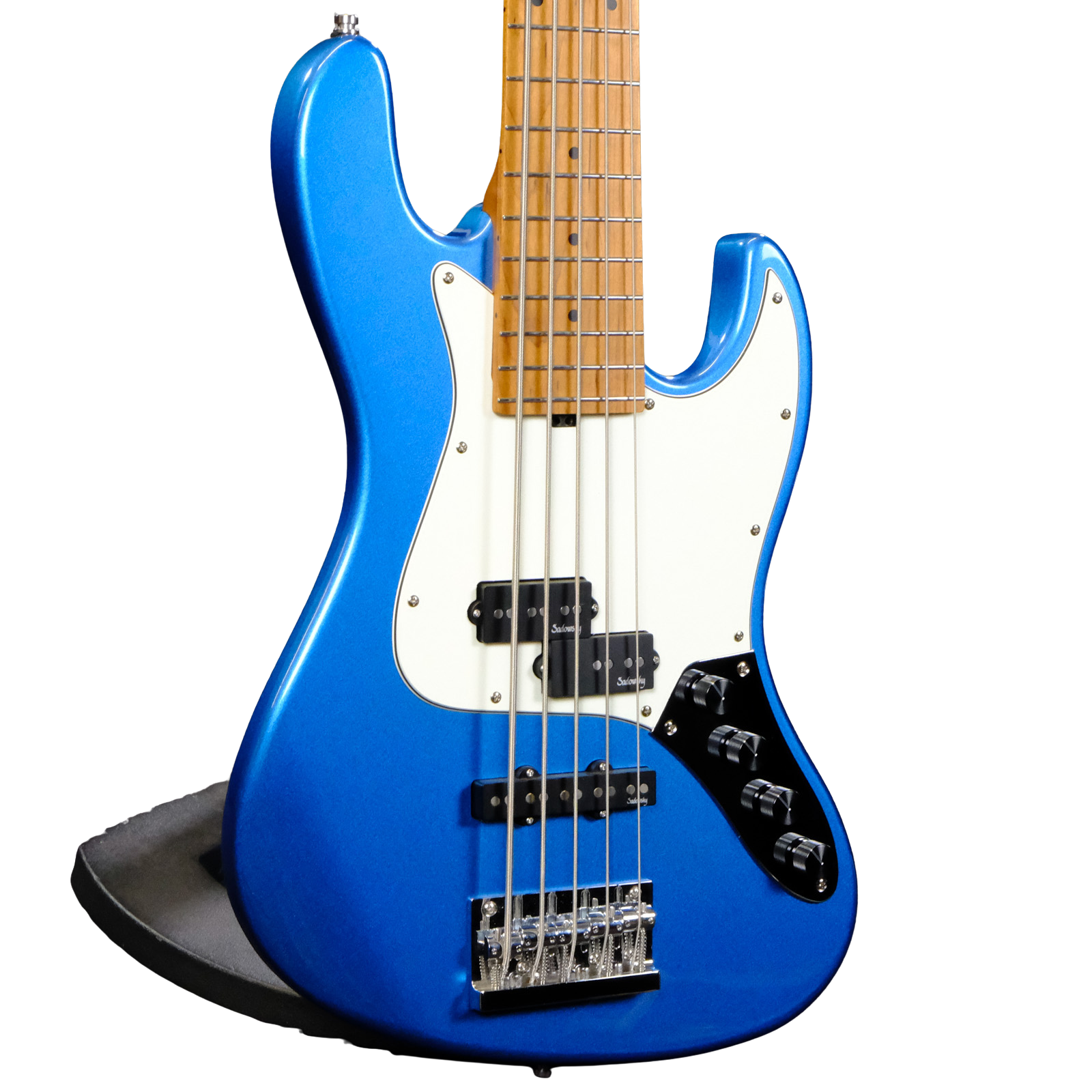 Used Sadowsky MetroExpress 21-Fret Hybrid P/J Bass 5-String - Ice Blue Metallic