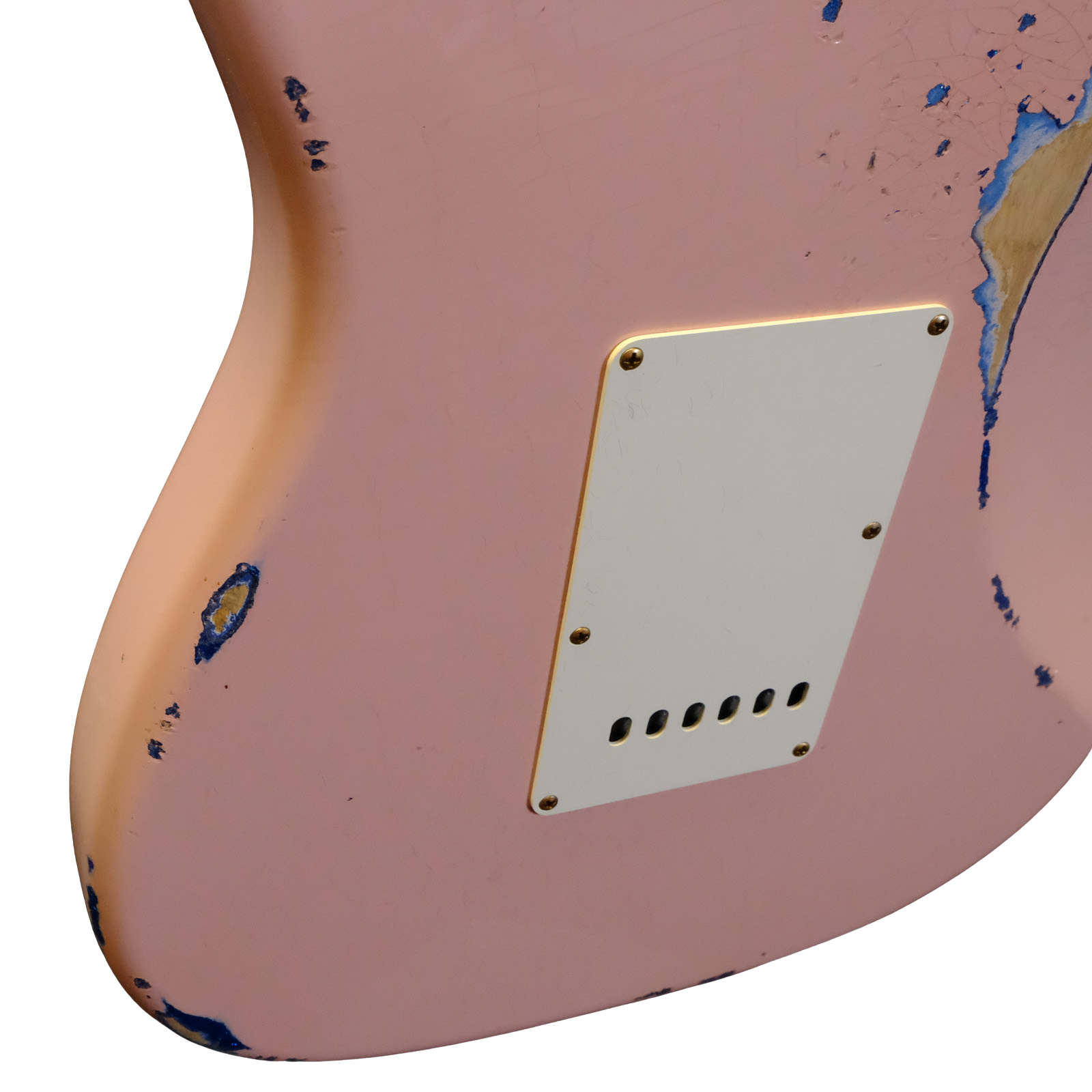Fender Custom Shop '60 Strat Relic HSS - Shell Pink over Blue Sparkle