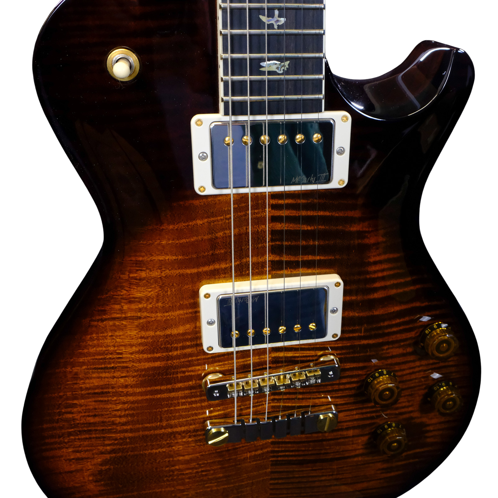 PRS Wood Library McCarty 594 Singlecut Flame Maple - Black Gold Burst