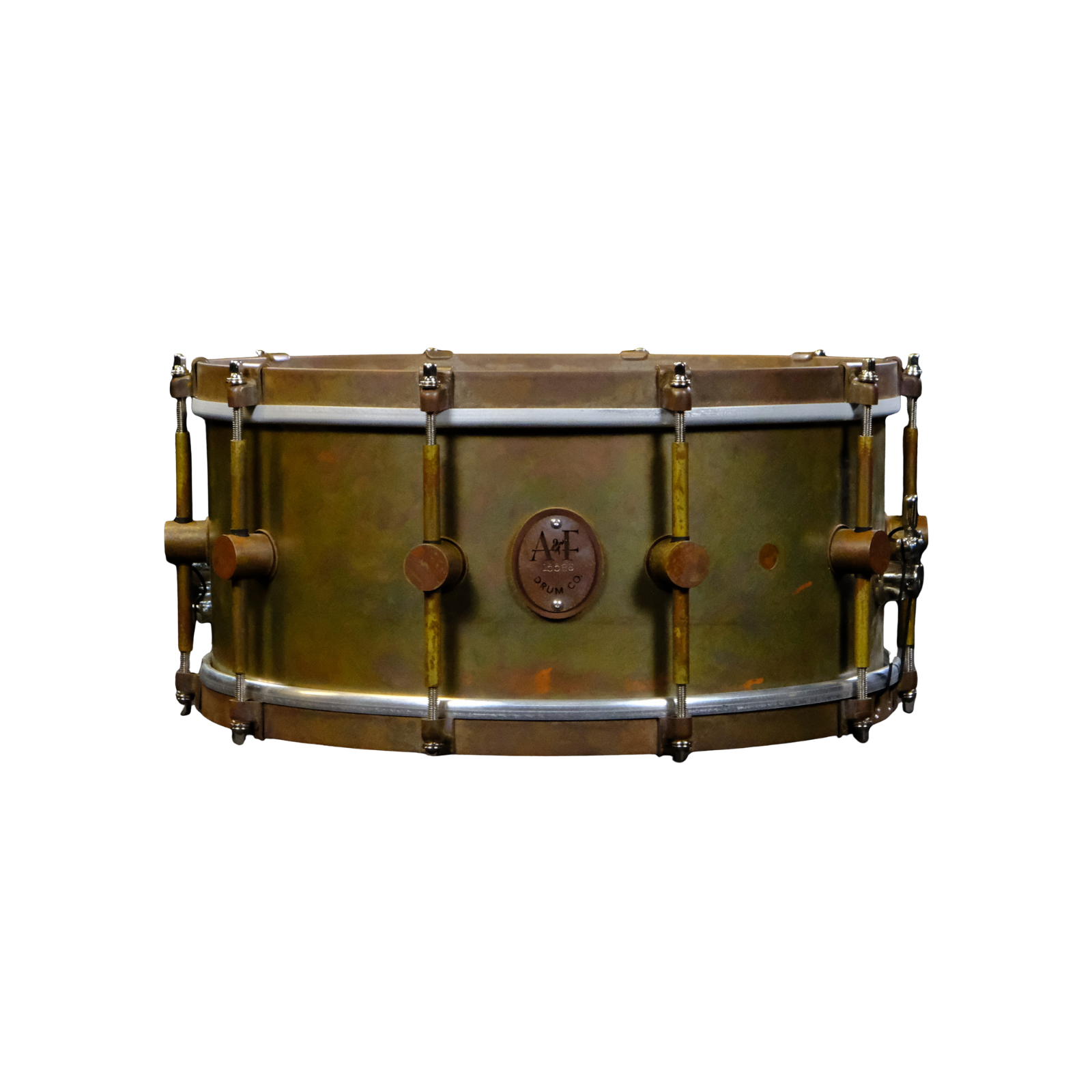 A&F Drum Co. Raw Brass Snare Drum 6.5 x 14
