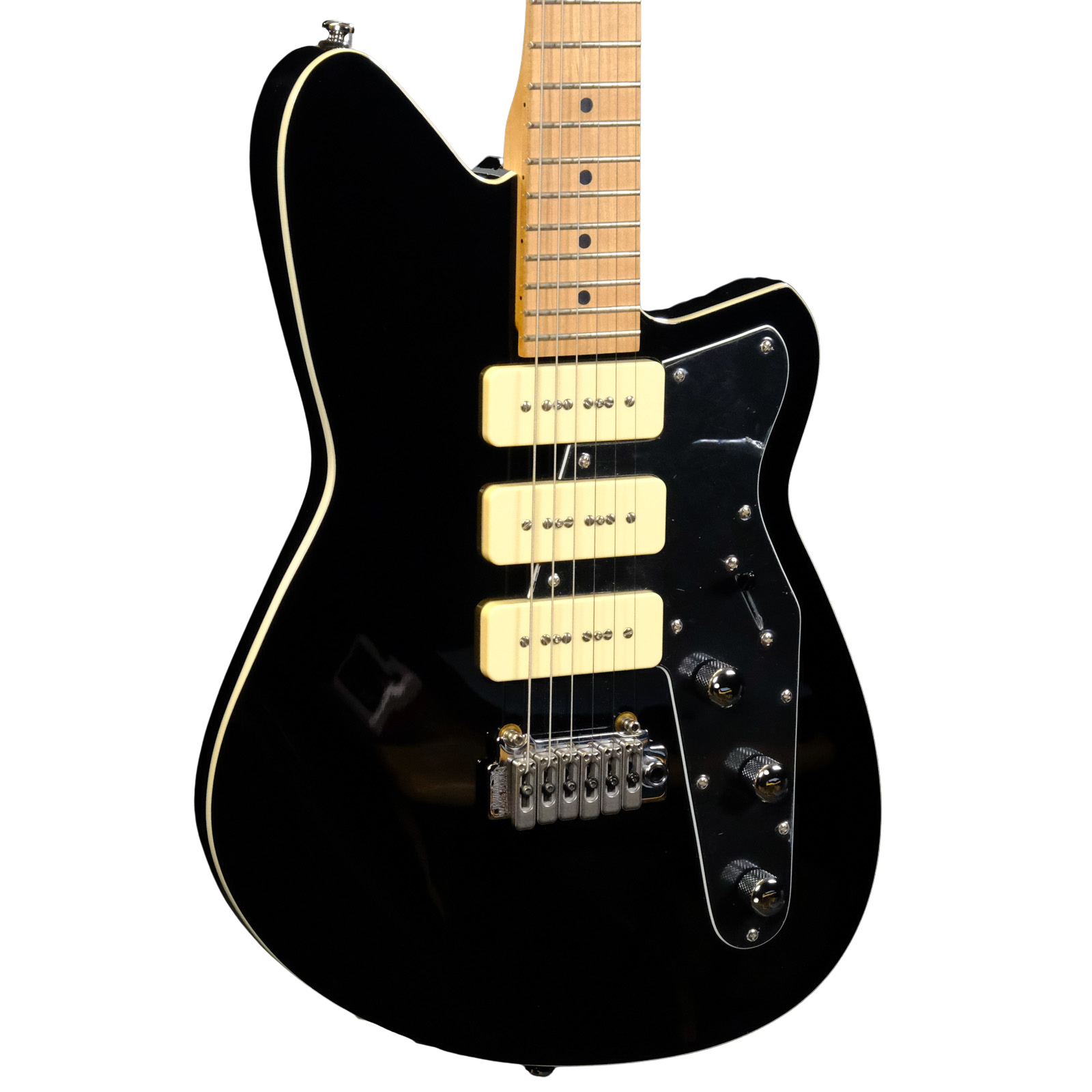 Used Reverend Jetstream 390 Solidbody Electric Guitar - Midnight Black