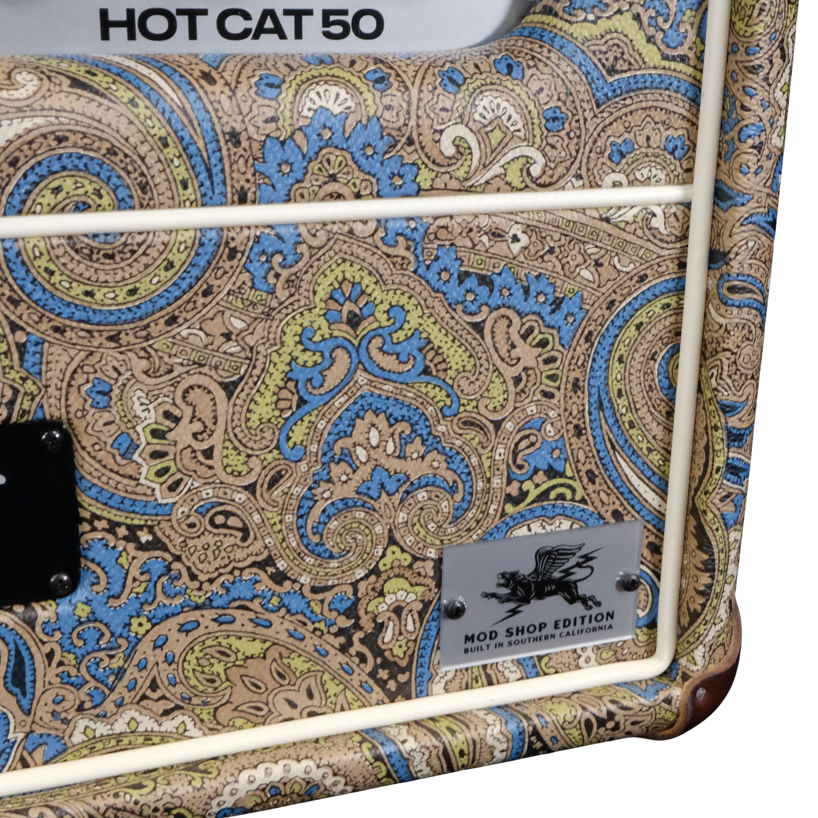 Bad Cat Mod Shop Hot Cat 50 Head - Custom Blue and Brown Paisley
