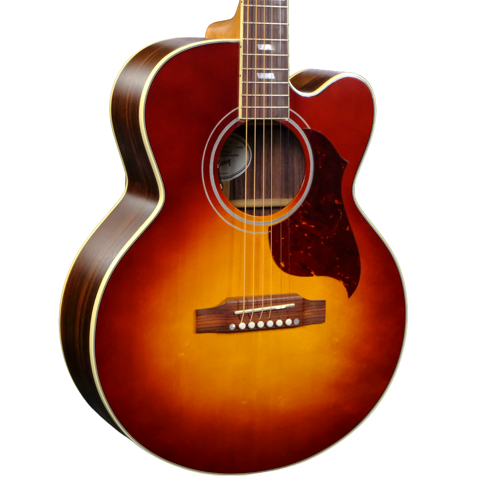 Gibson Parlor Rosewood EC - Rosewood Burst