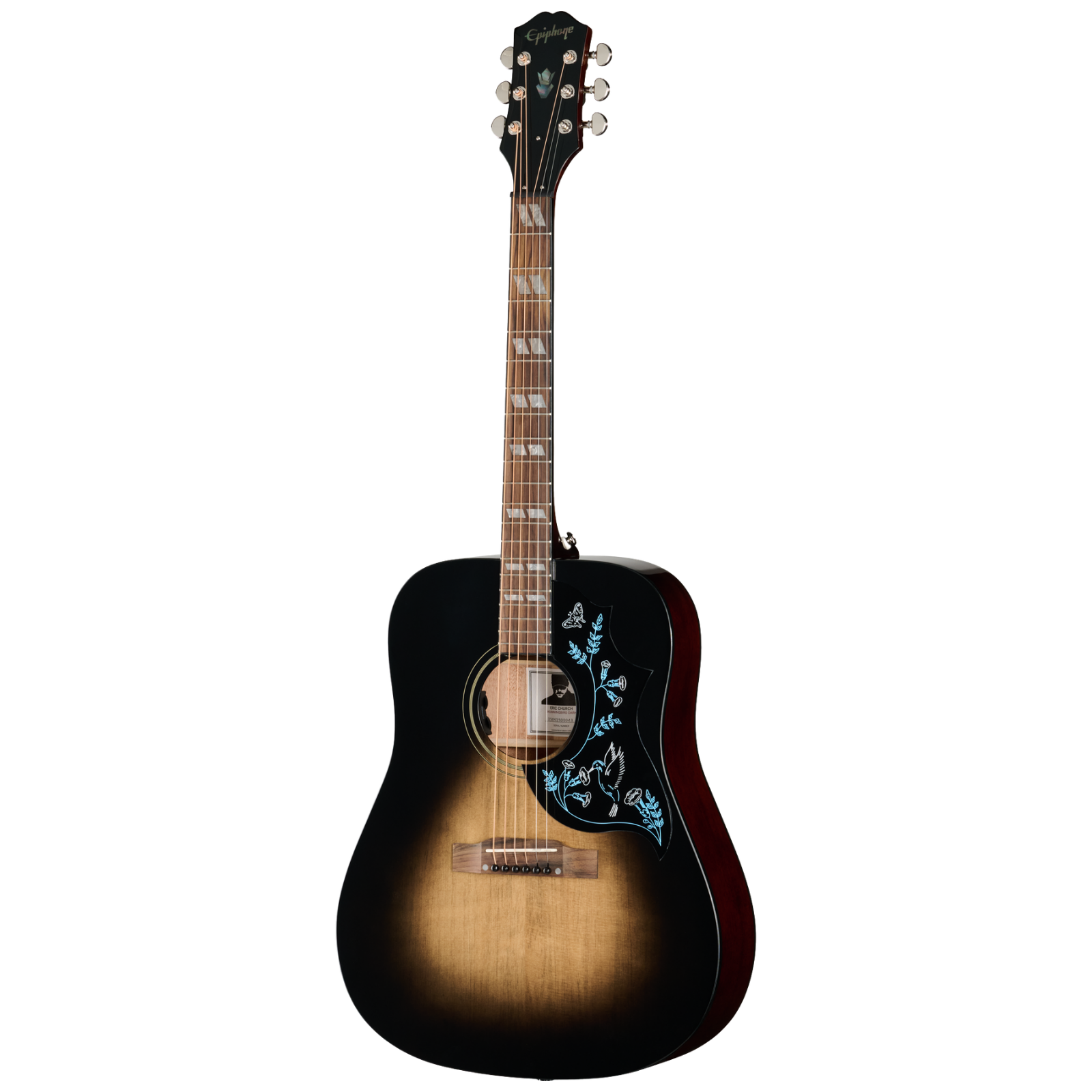 Epiphone Eric Church Hummingbird Dark - Cobra Burst