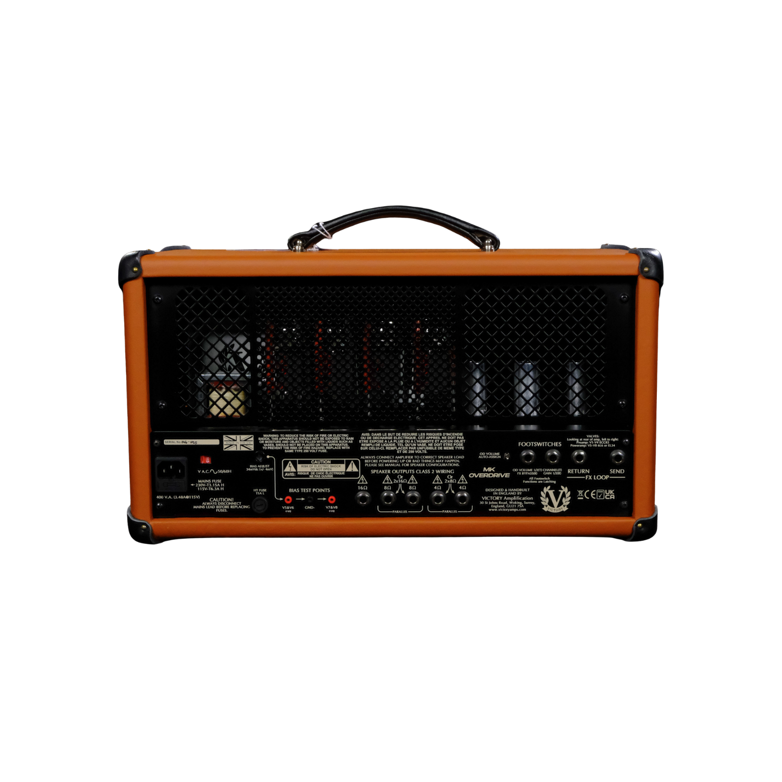 Victory Amps MK Overdrive and MK 2x12 Cabinet - Burnt Orange