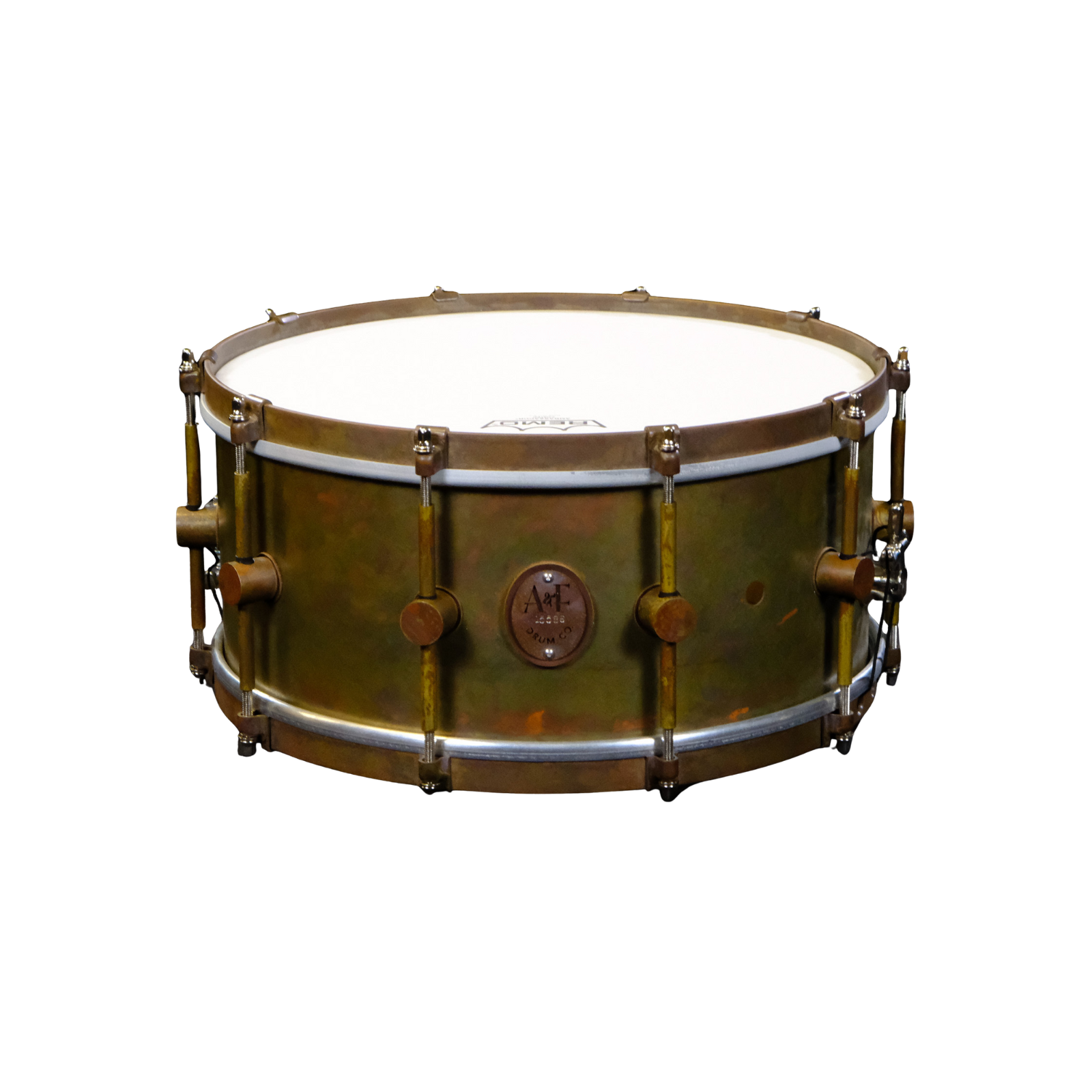 A&F Drum Co. Raw Brass Snare Drum 6.5 x 14