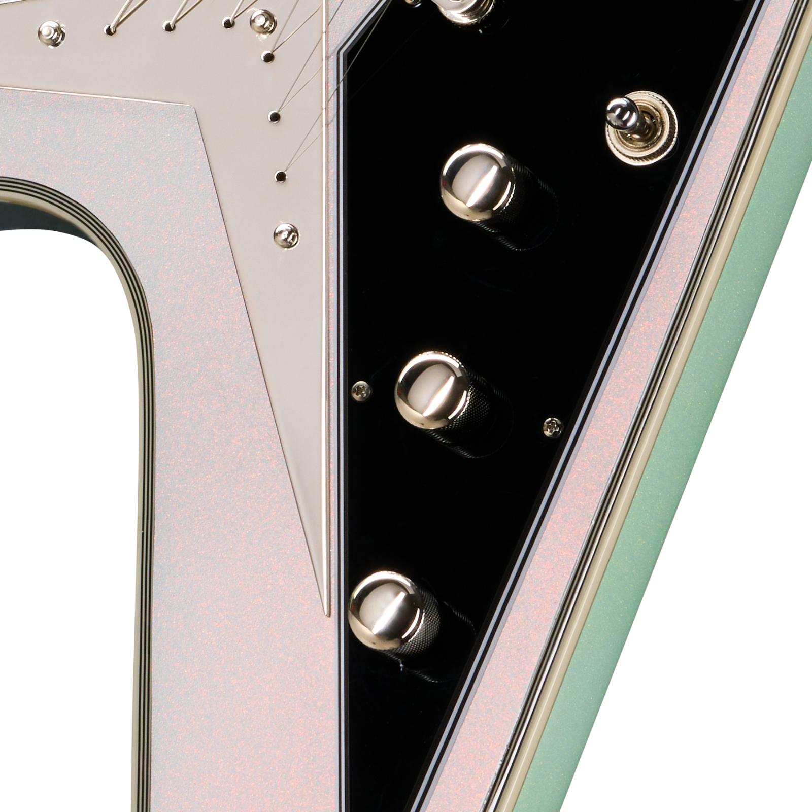 ***PREORDER*** Epiphone Futura Flying V Custom - Quicksilver Shift ***PREORDER***