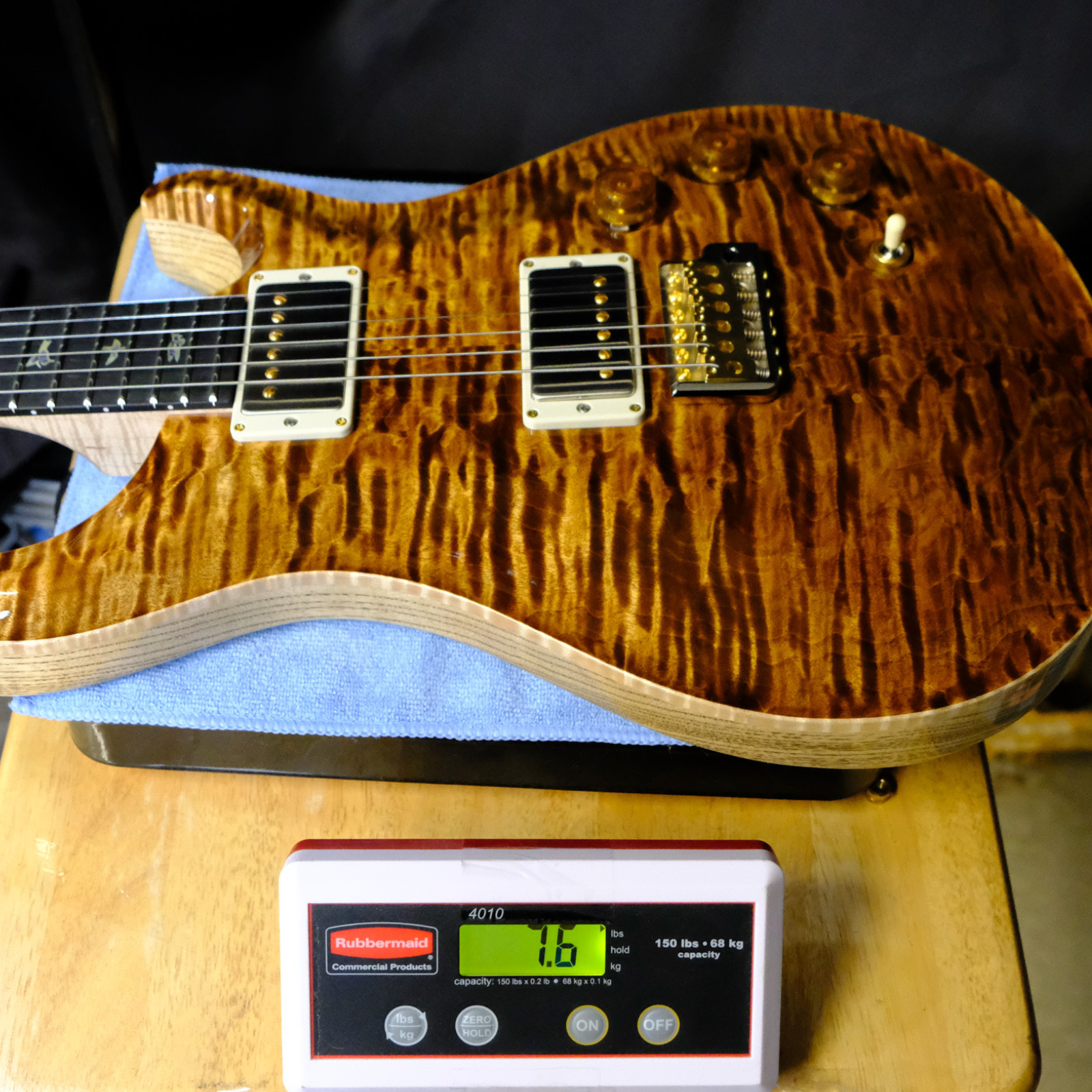 PRS Wood Library DGT Electric Guitar with Bird Inlays - Copperhead with Natural Back