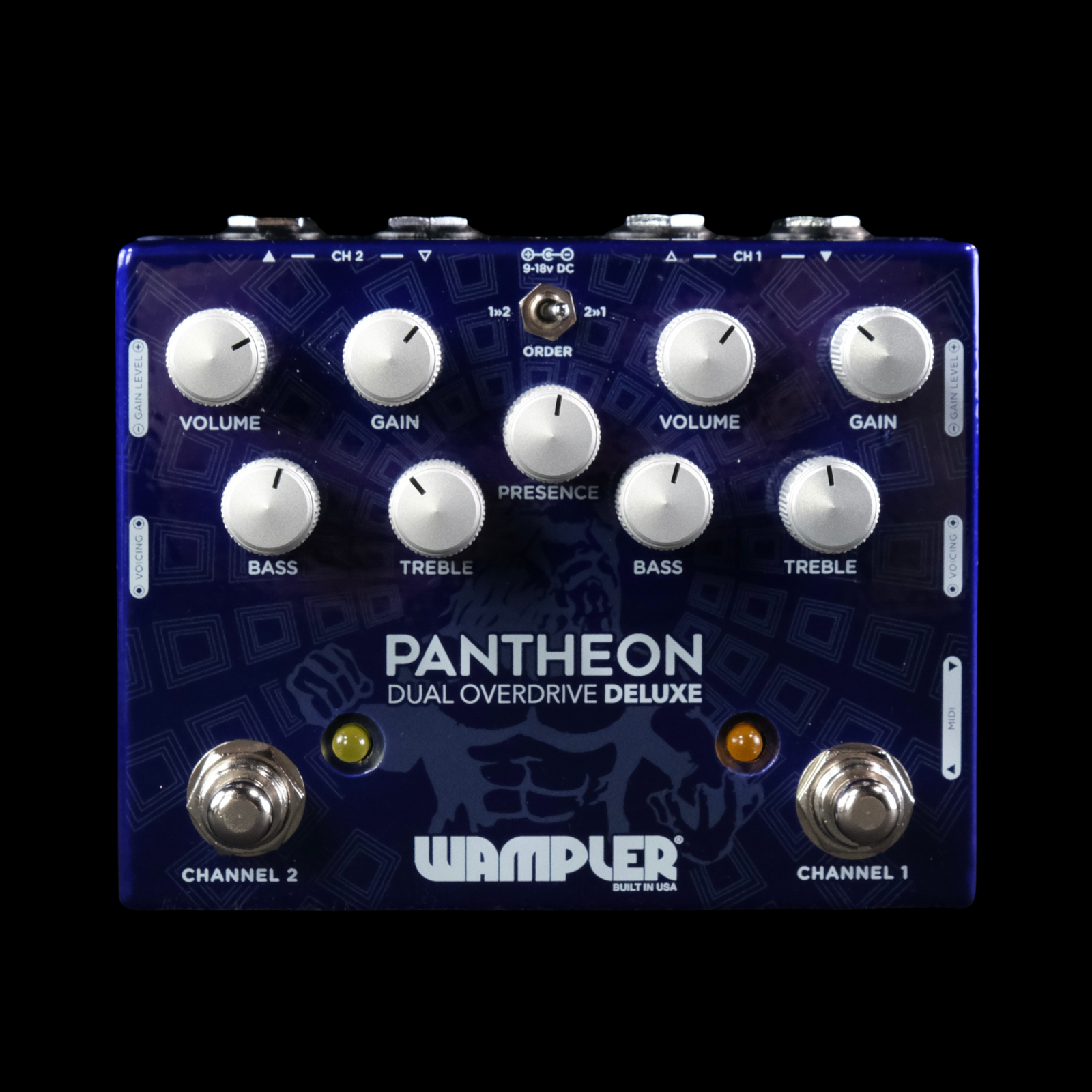 Wampler Pantheon Deluxe Dual Overdrive Pedal - Palen Music