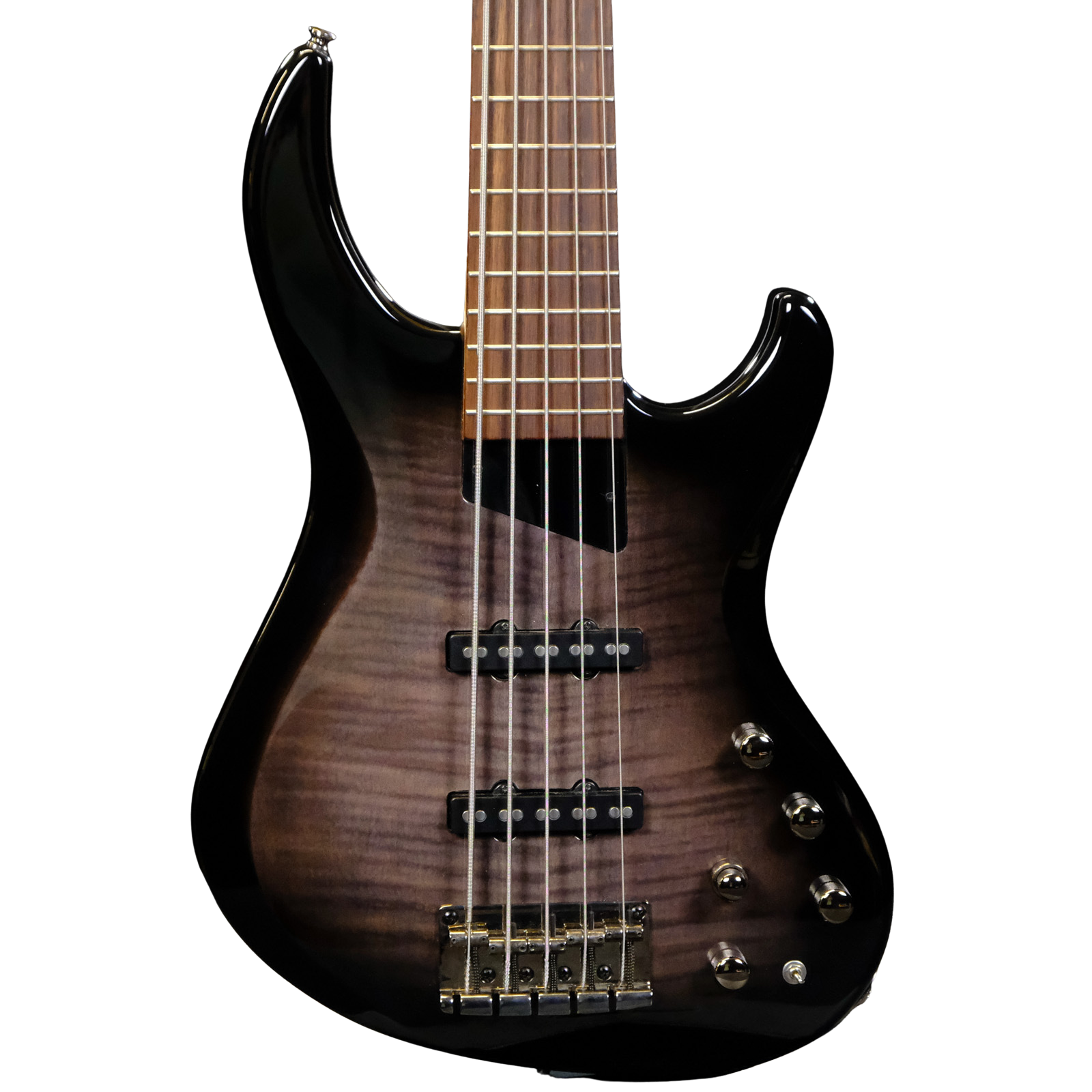 Used MTD Kingston Saratoga Deluxe 5-String Bass Guitar - Trans Black Burst