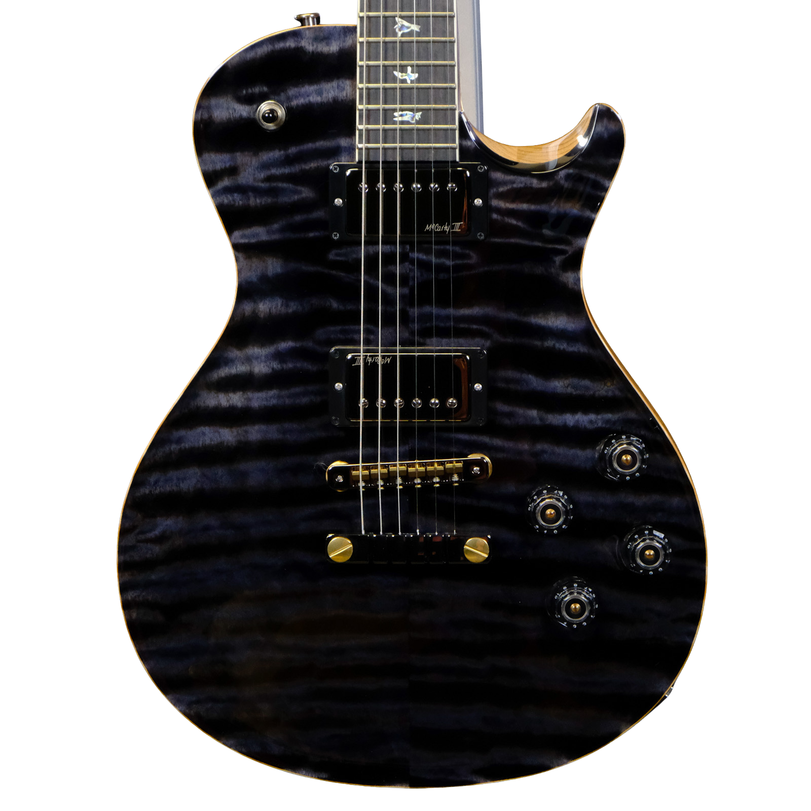 PRS Wood Library McCarty 594 Singlecut 10-Top Quilted Maple - Grey Black