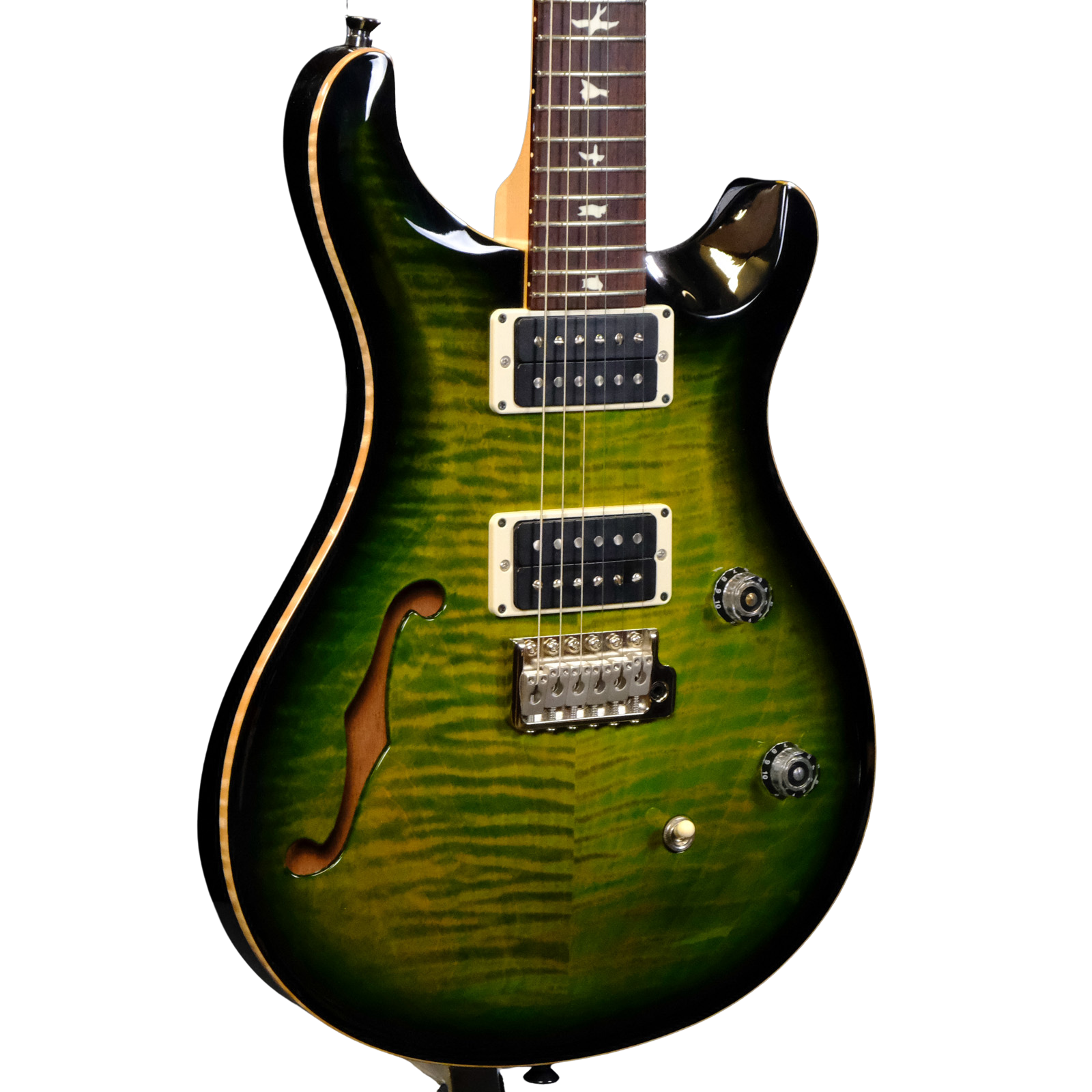 Used PRS CE 24 Semi-Hollow Electric Guitar - Eriza Verde Wrap Burst