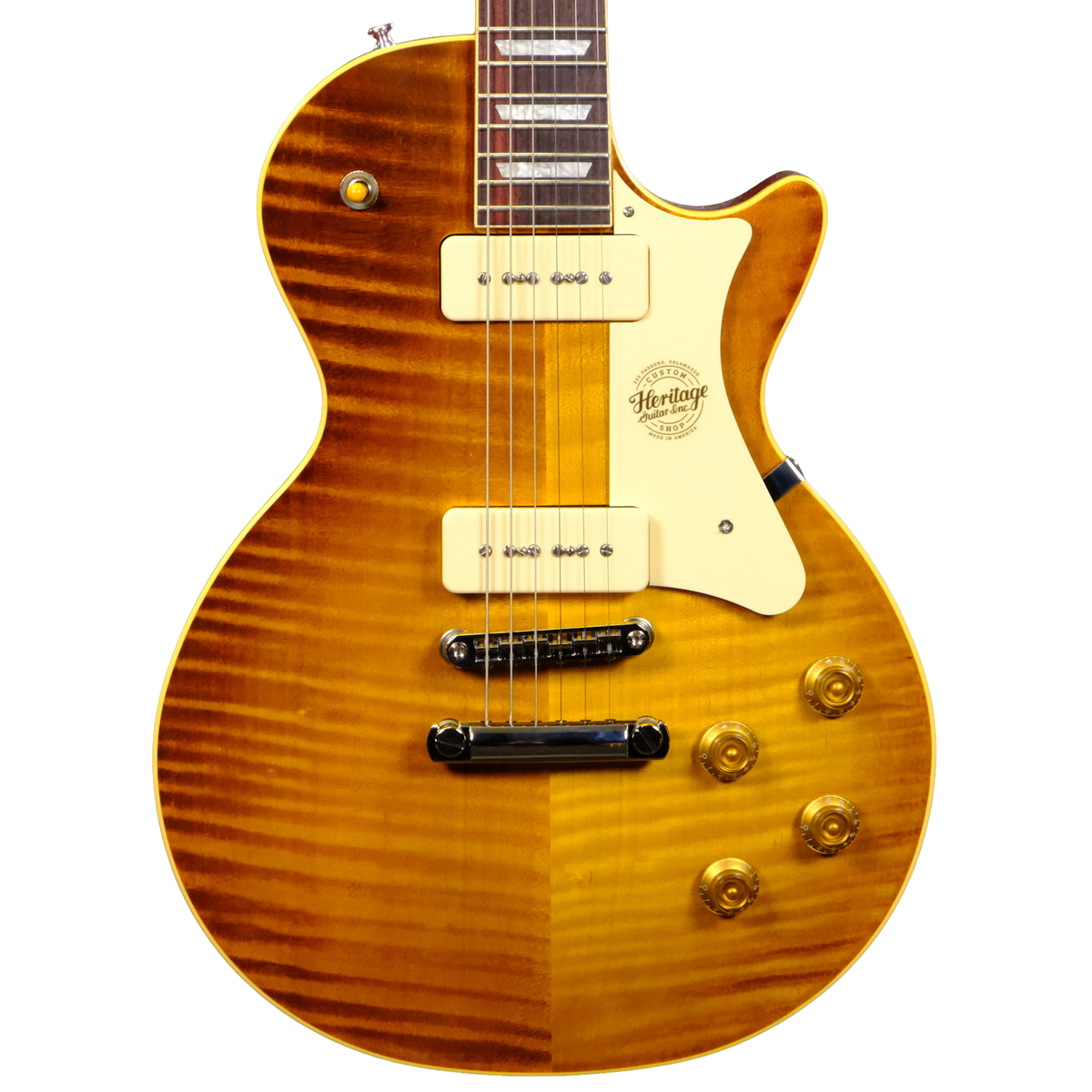 Heritage Custom Shop Core Collection H-150 P90 - Dirty Lemon Burst