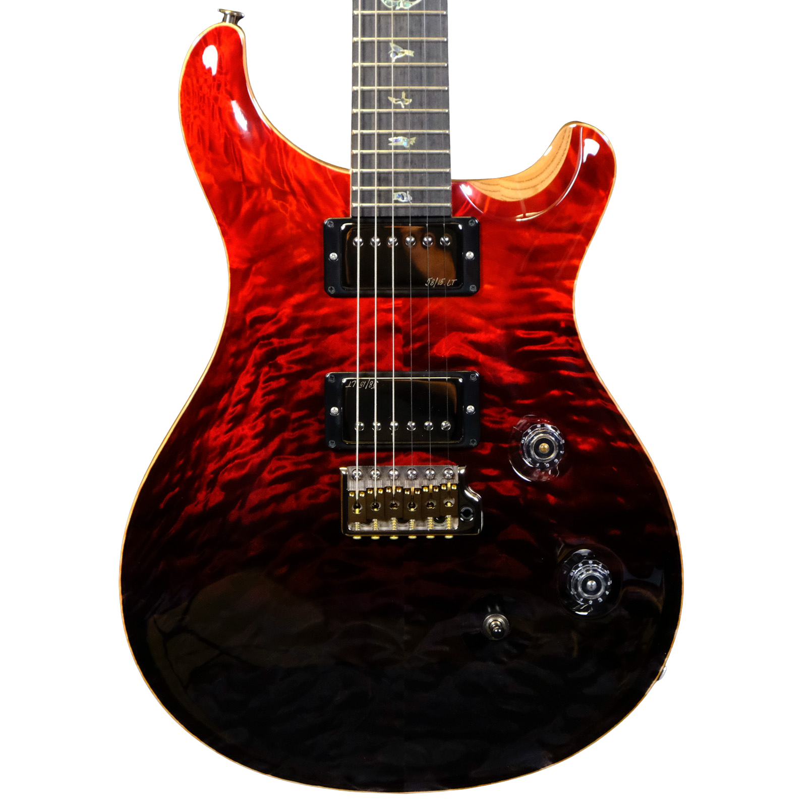 ギター PRS Custom 24 10 top wood library PRS Custom 24 Wood Library 10 Top Flame Maple Neck Copperhead