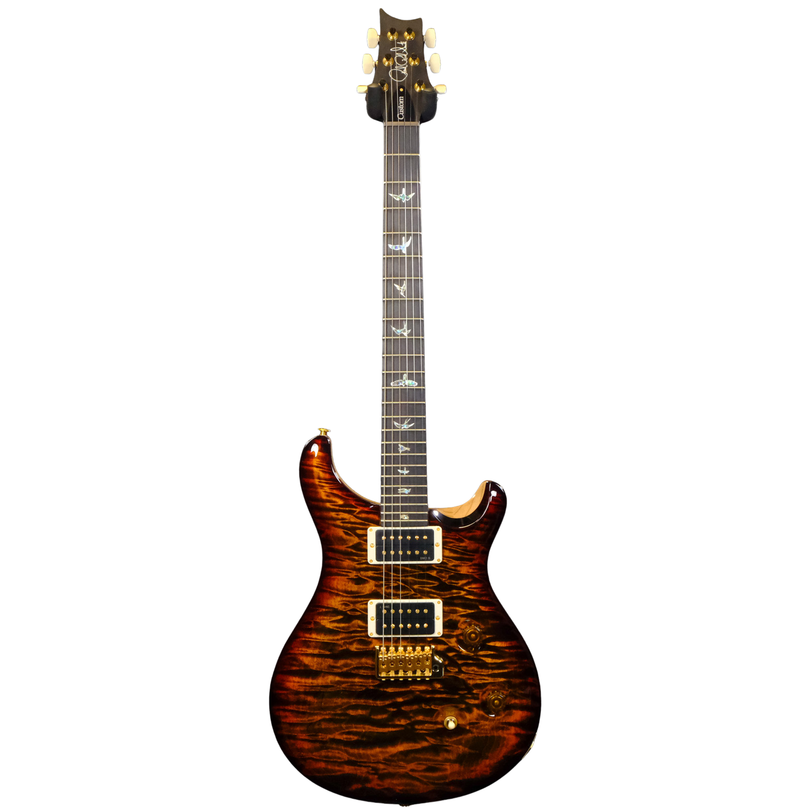 PRS Wood Library Custom 24 10-Top Quilted Maple - Yellow Tiger