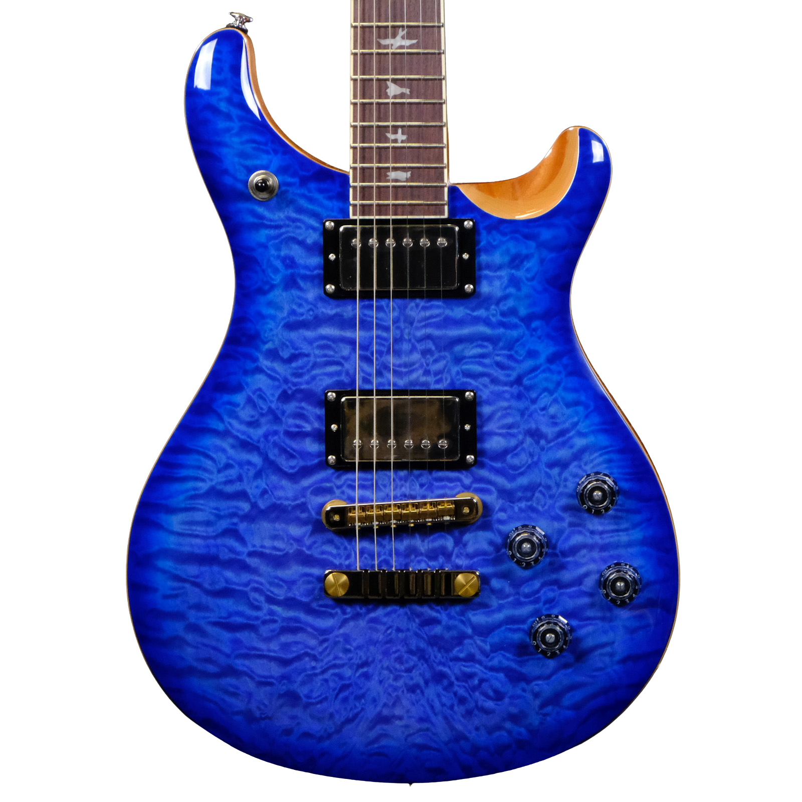 PRS SE McCarty 594 Quilt Top - Faded Blue Burst