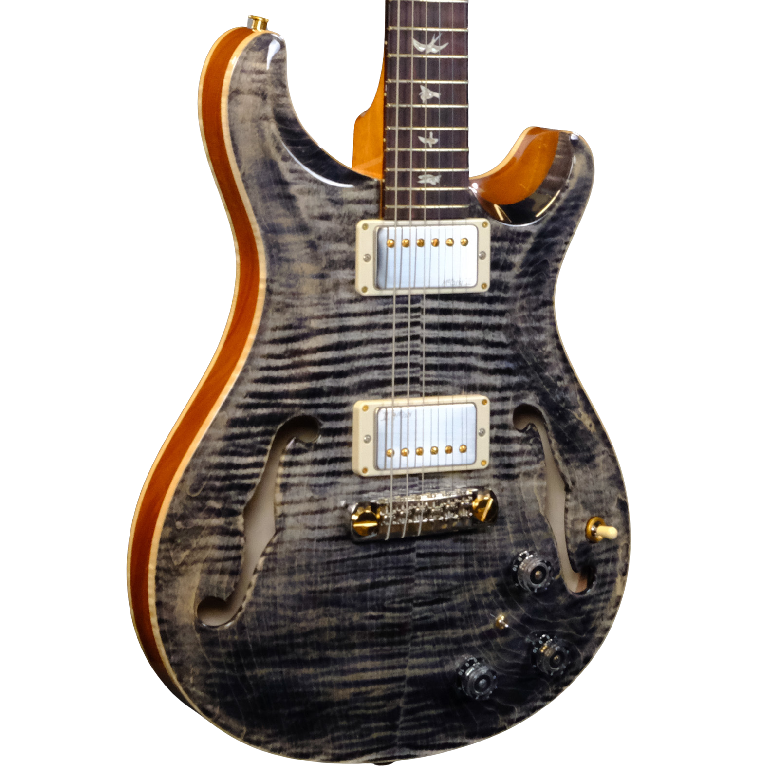 PRS Hollowbody II Piezo 10 Top - Charcoal