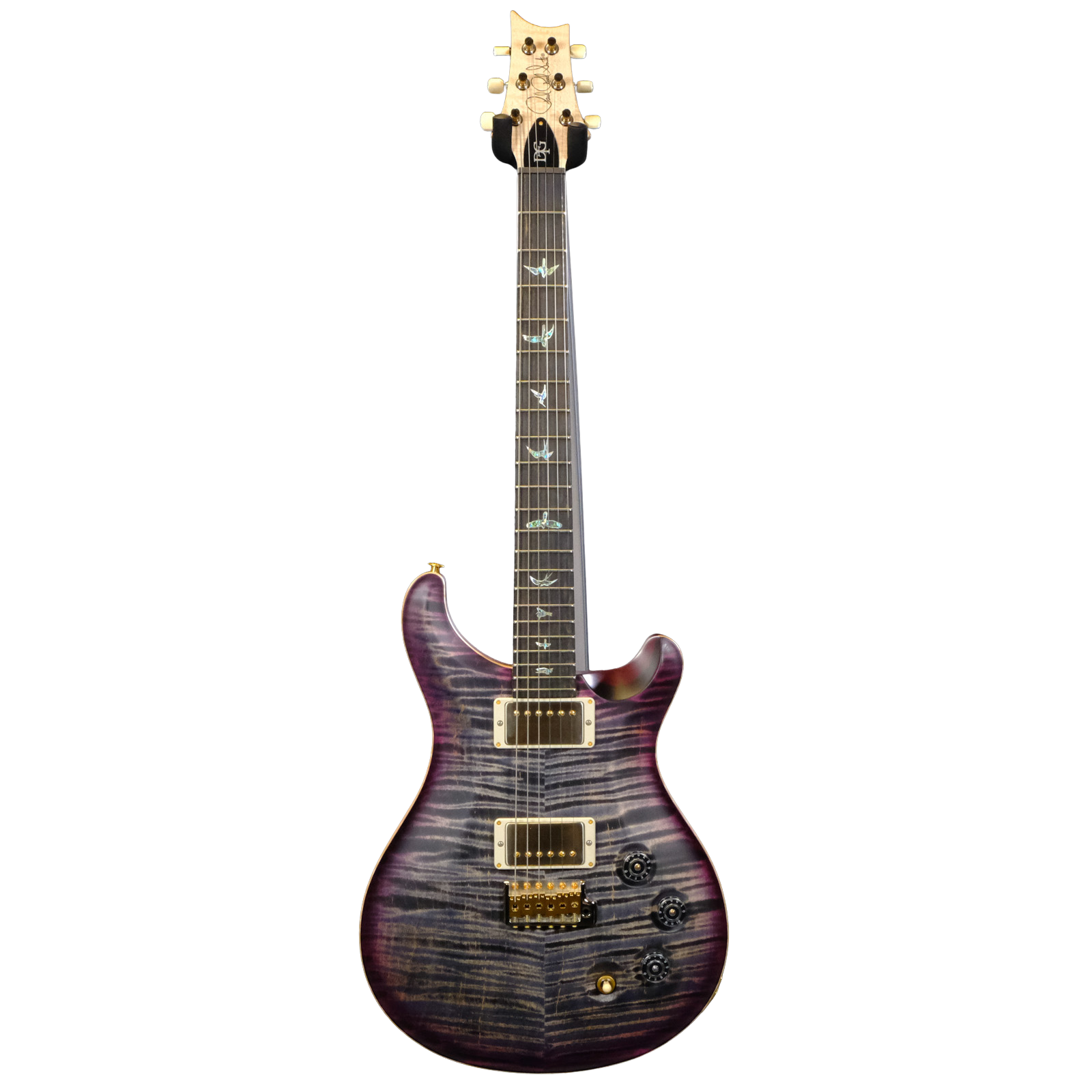 PRS Wood Library DGT Flame Maple - Charcoal Purple Burst