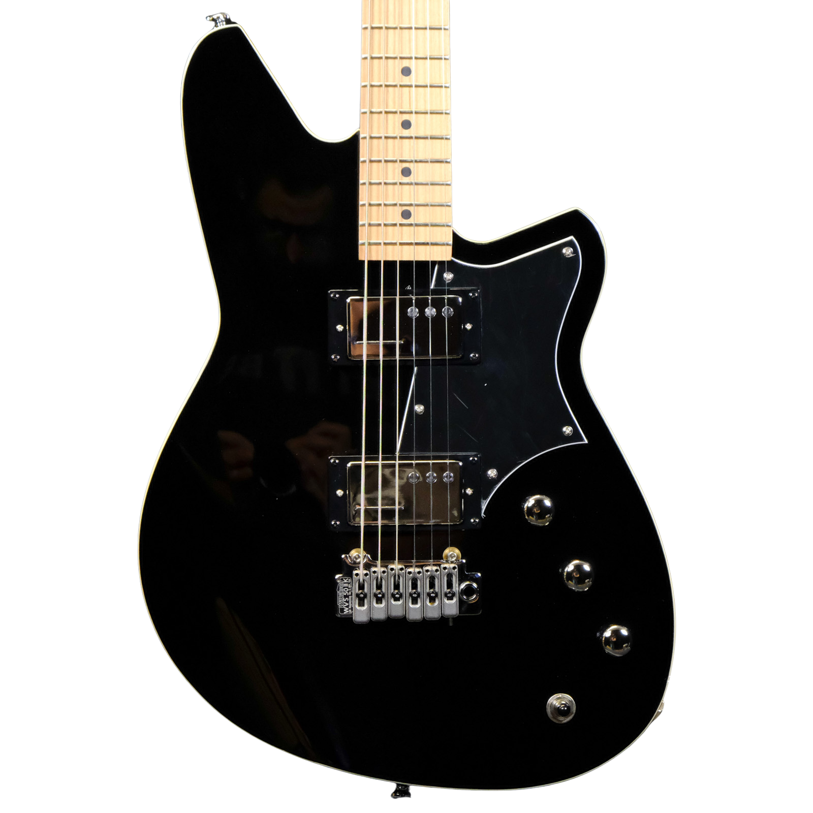Reverend Descent W Baritone Electric Guitar - Midnight Black
