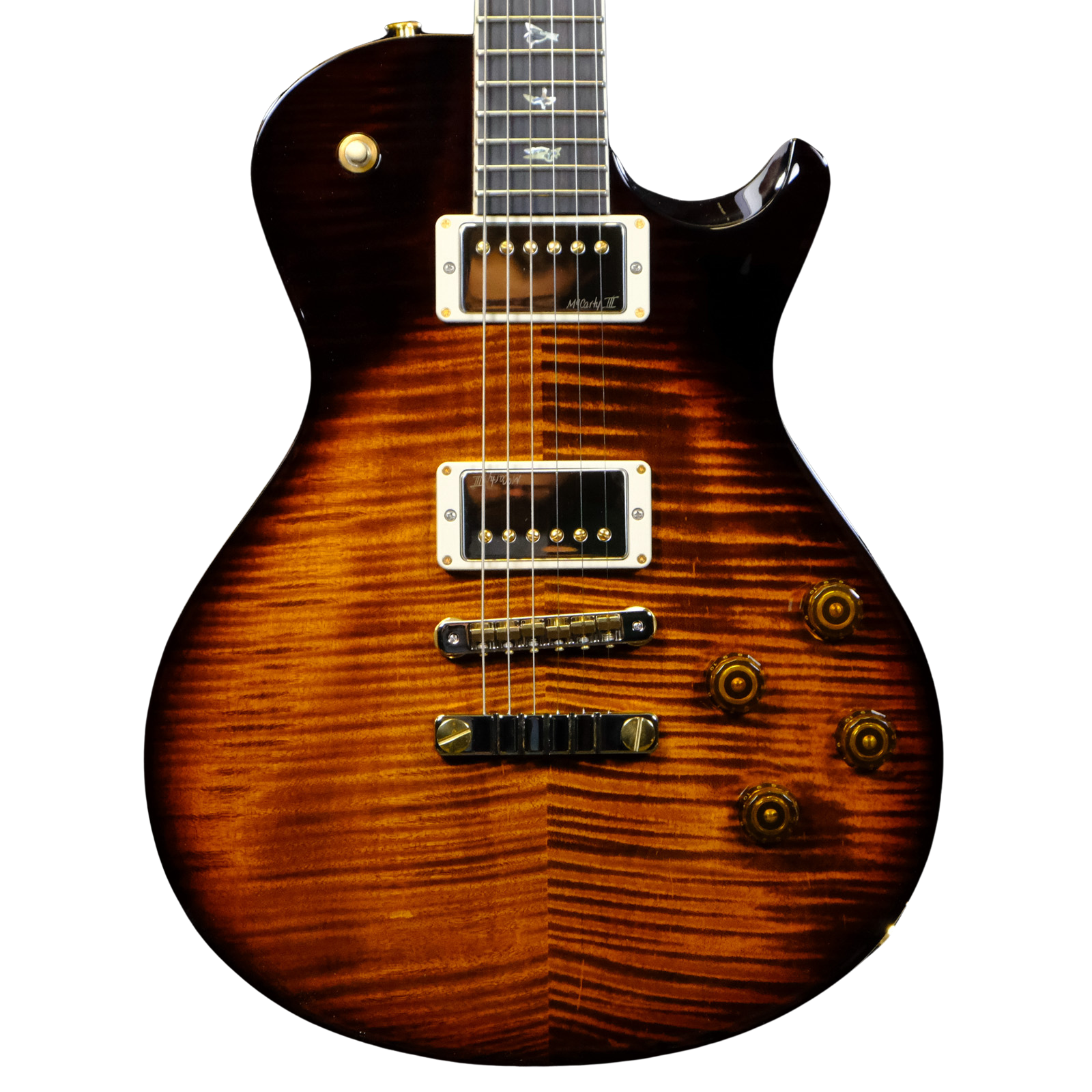 PRS Wood Library McCarty 594 Singlecut Flame Maple - Black Gold Burst