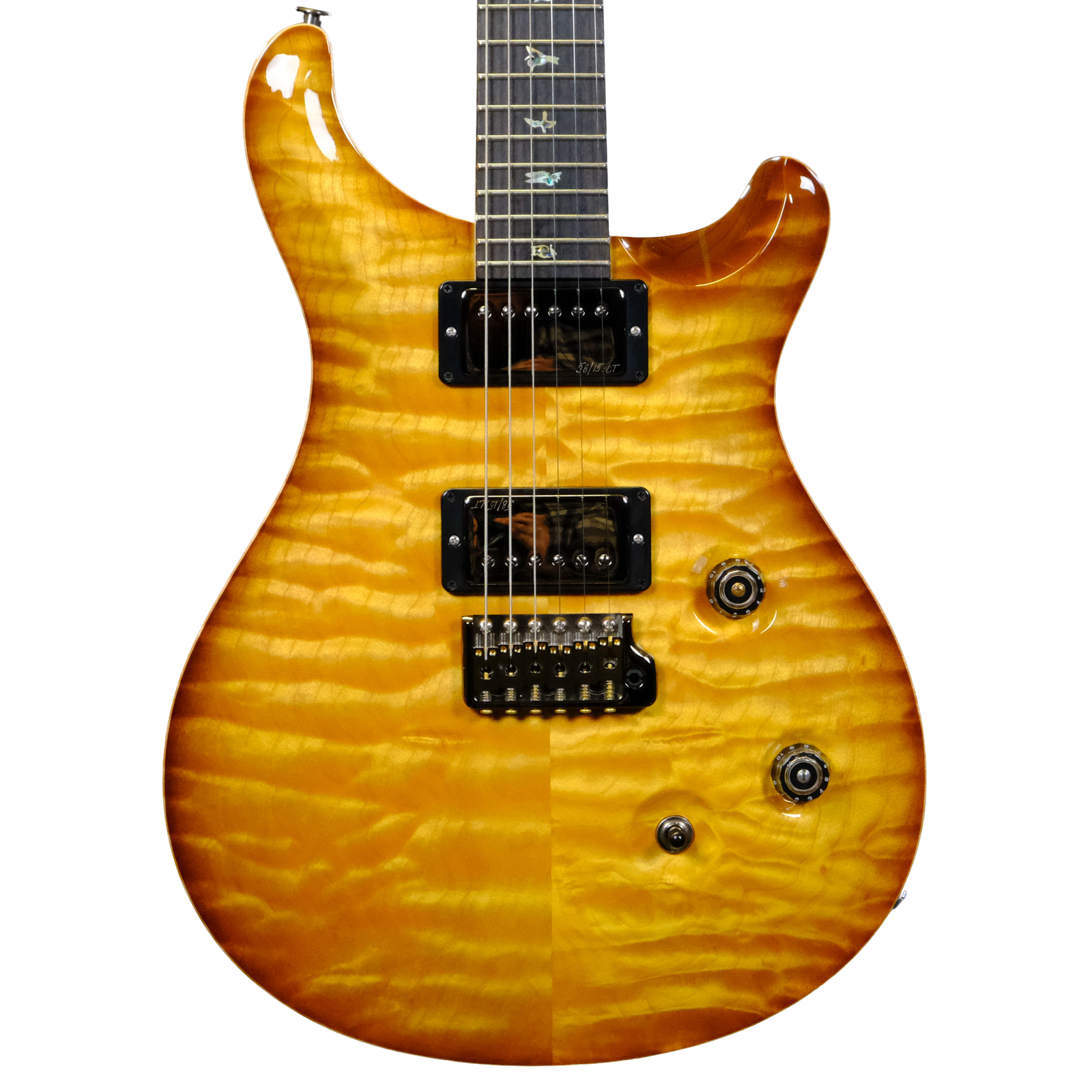 PRS Wood Library Custom 24 10-Top Quilted Maple - Livingston Lemondrop